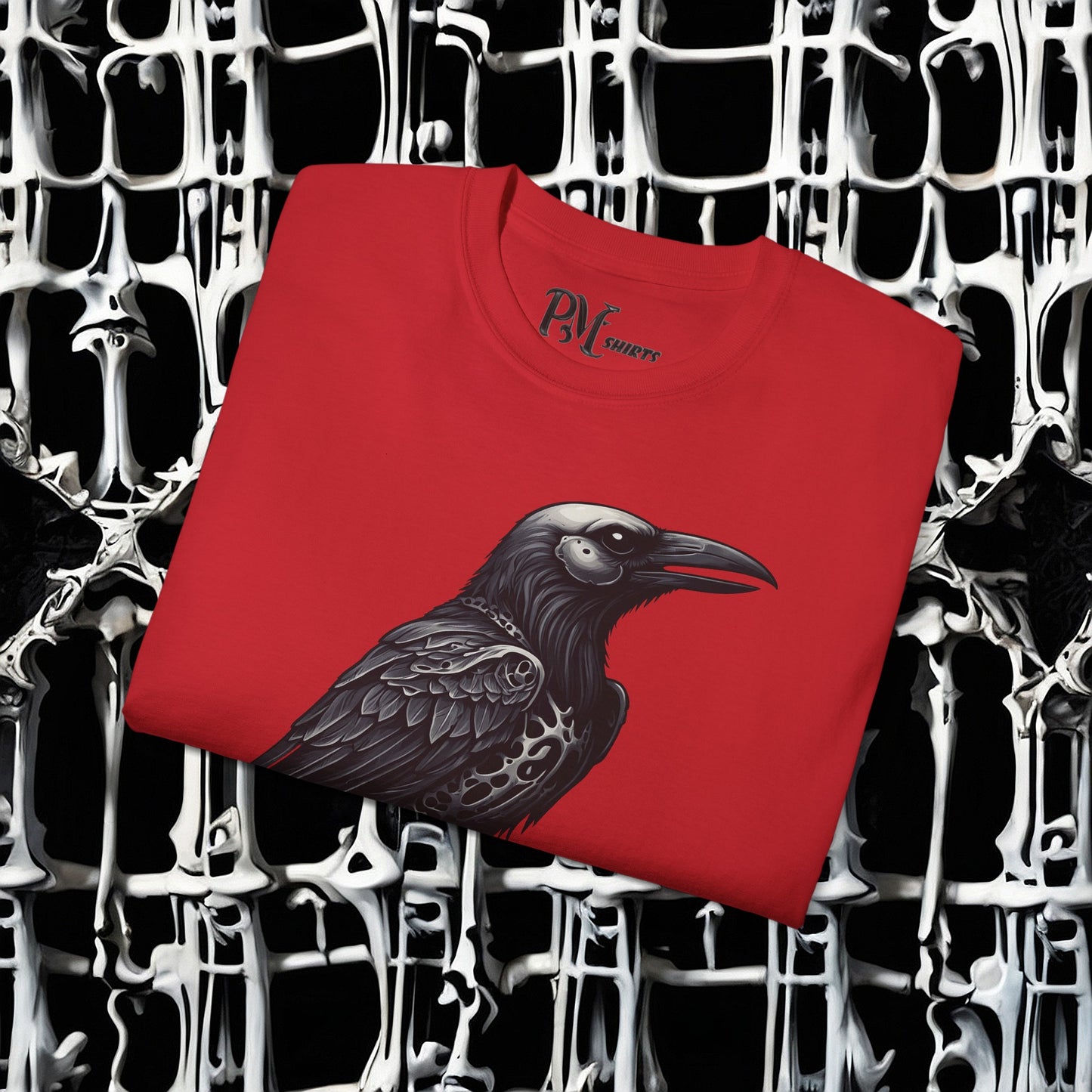 Bone Armor Raven Tee (Gildan 2000)