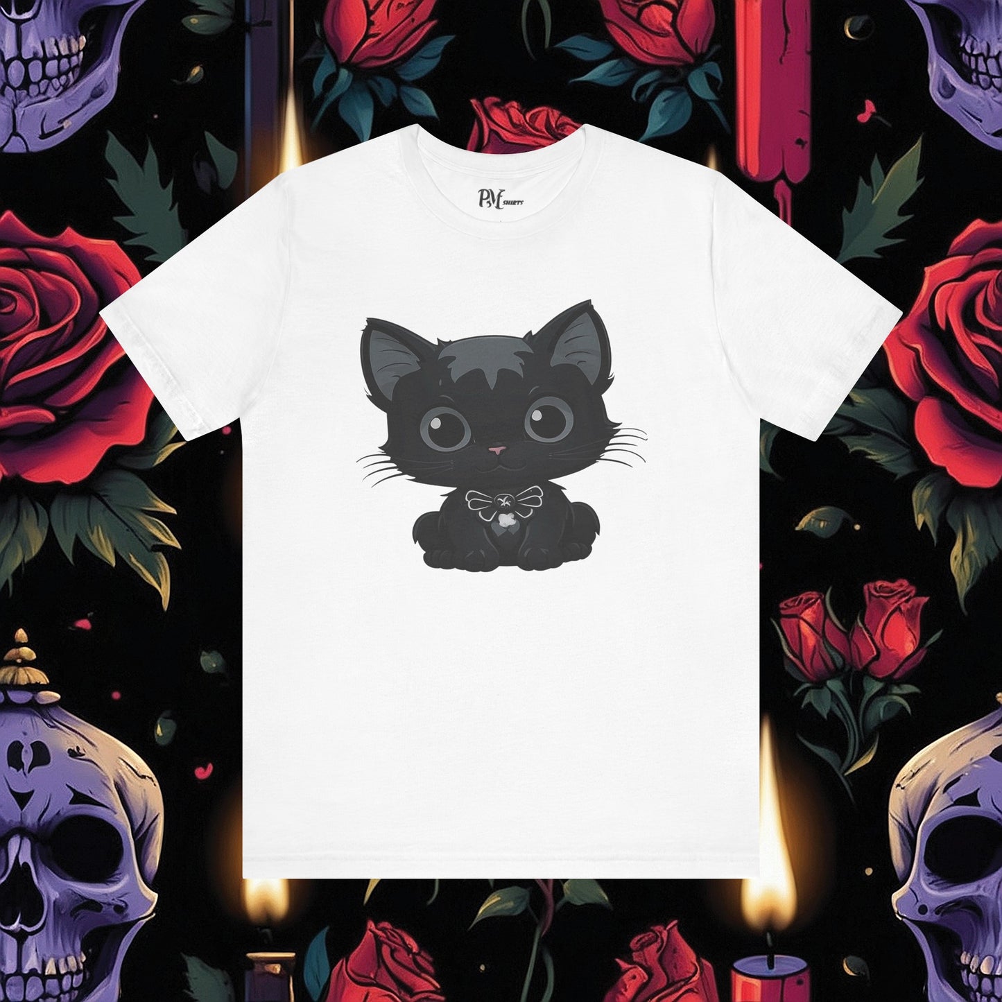 Darkly Adorable Cat (Bella Canvas 3001)