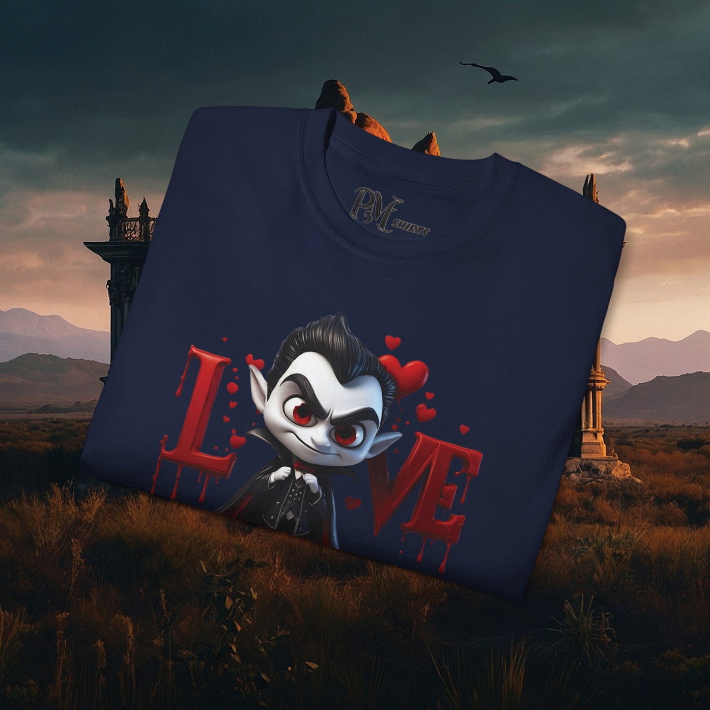 Vampire Bleeding Love Tee (Gildan 2000)