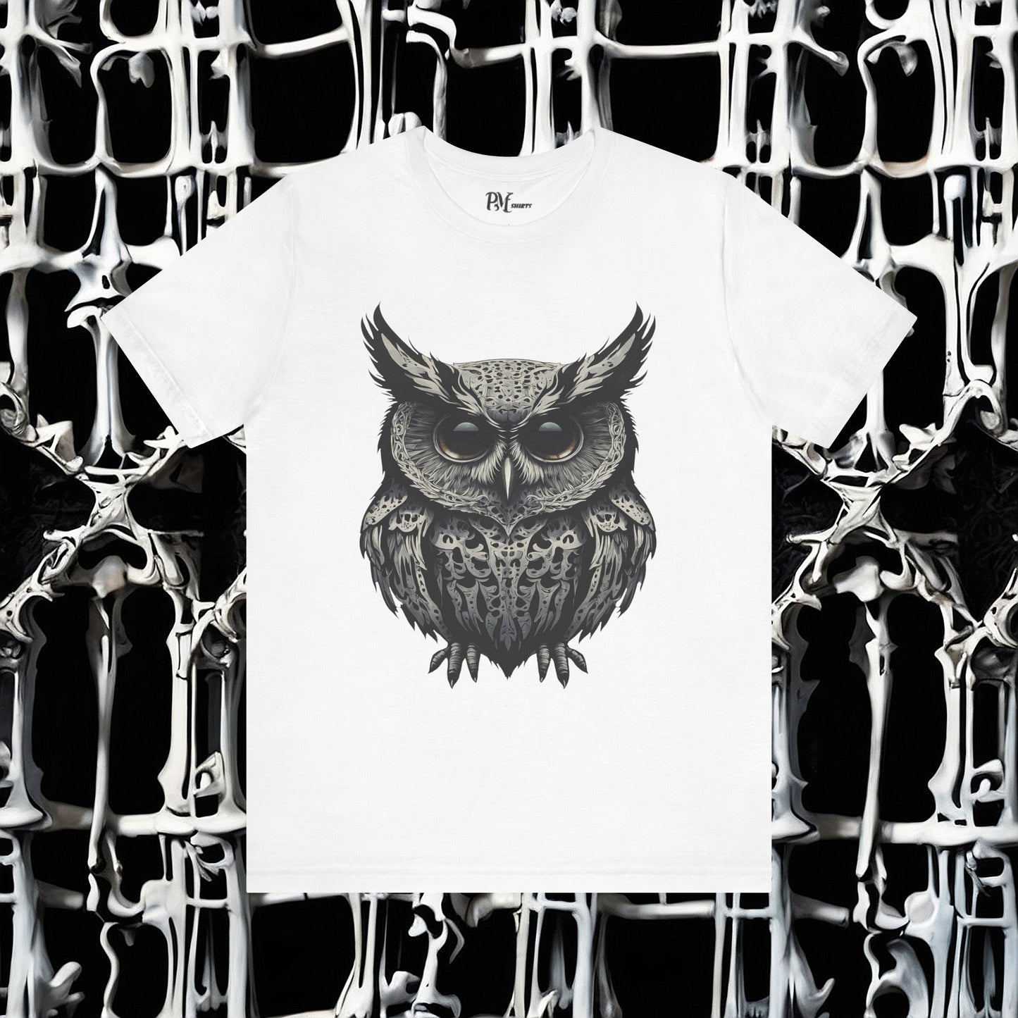 Bone Armor Owl Tee (Bella Canvas 3001)