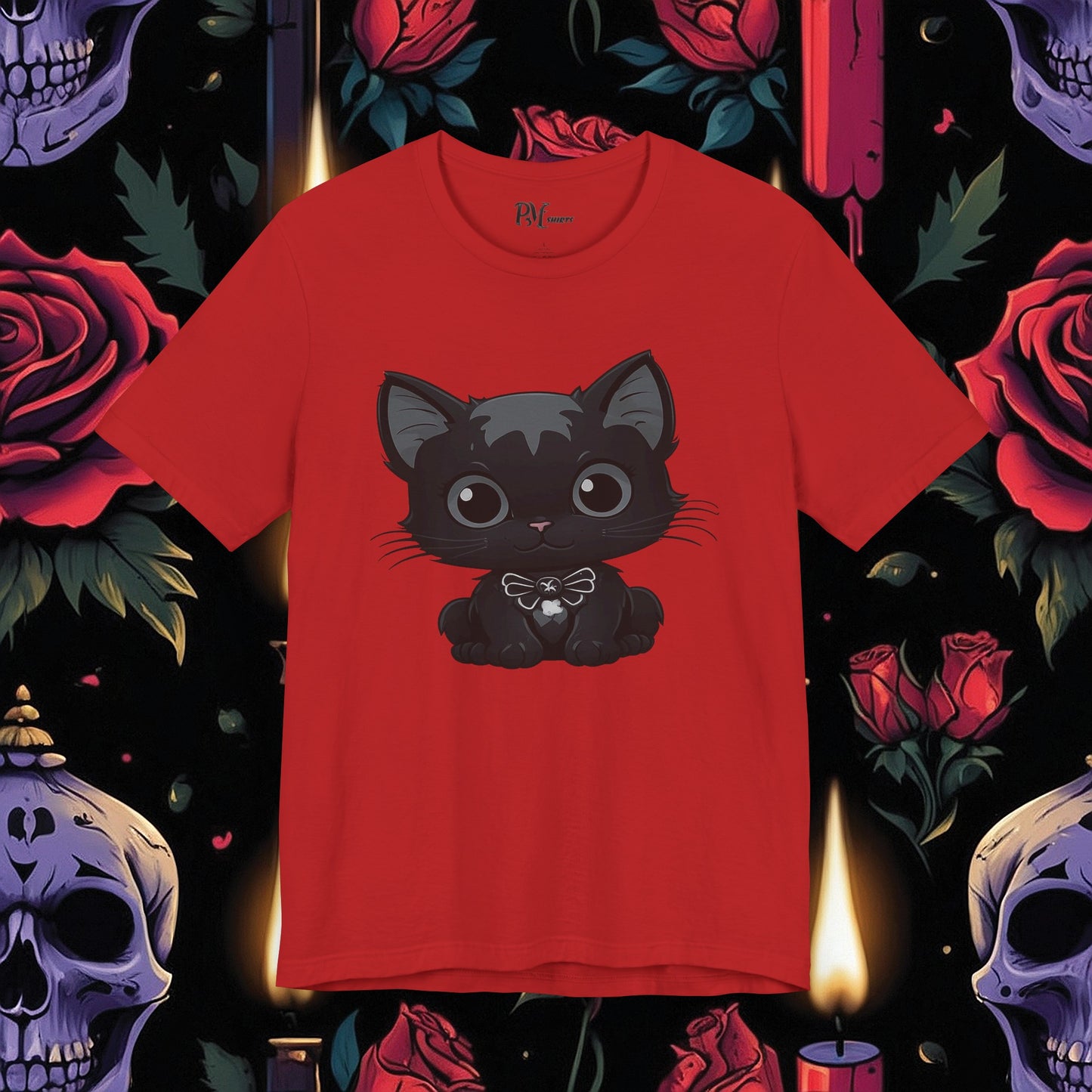 Darkly Adorable Cat (Bella Canvas 3001)