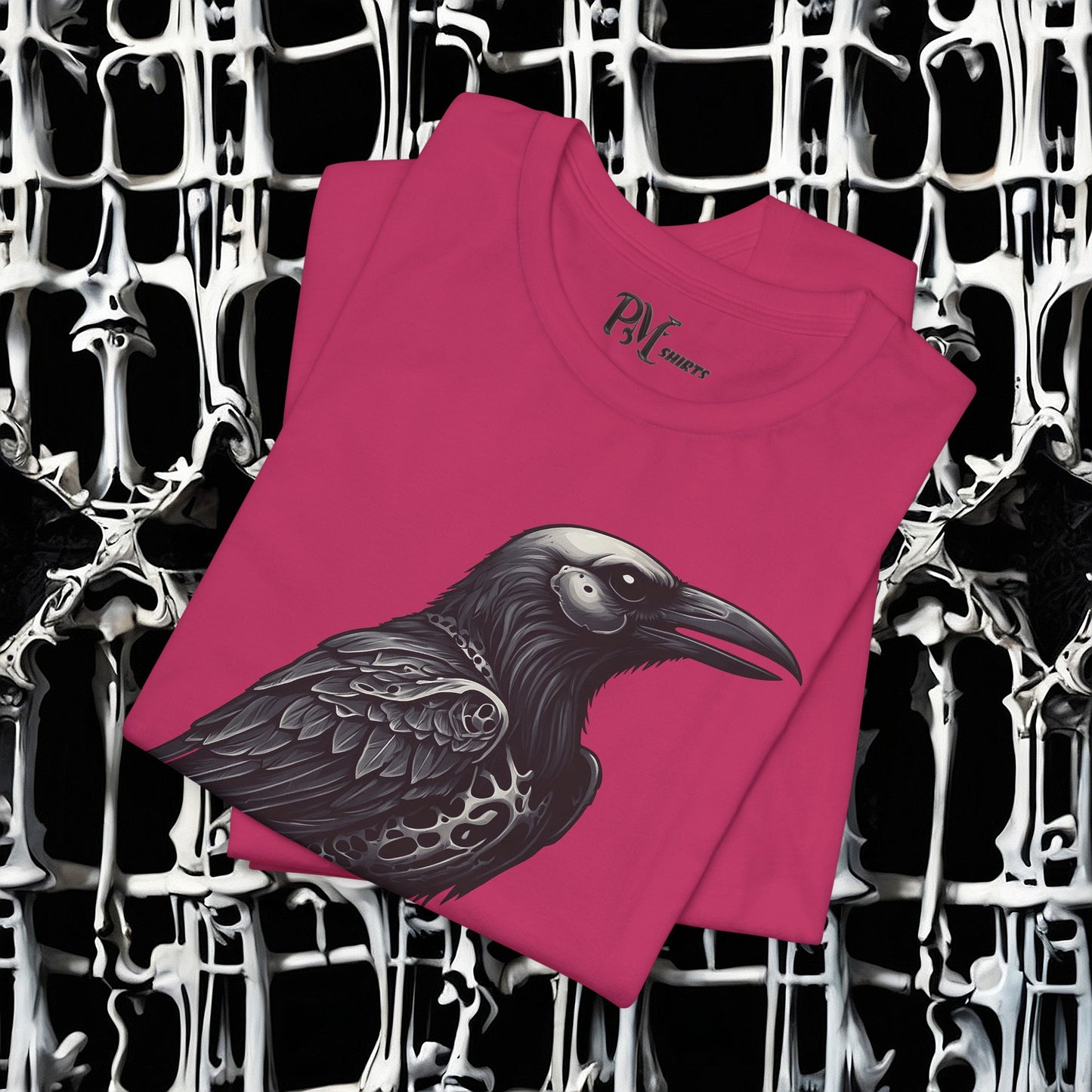 Bone Armor Raven Tee (Bella Canvas 3001)