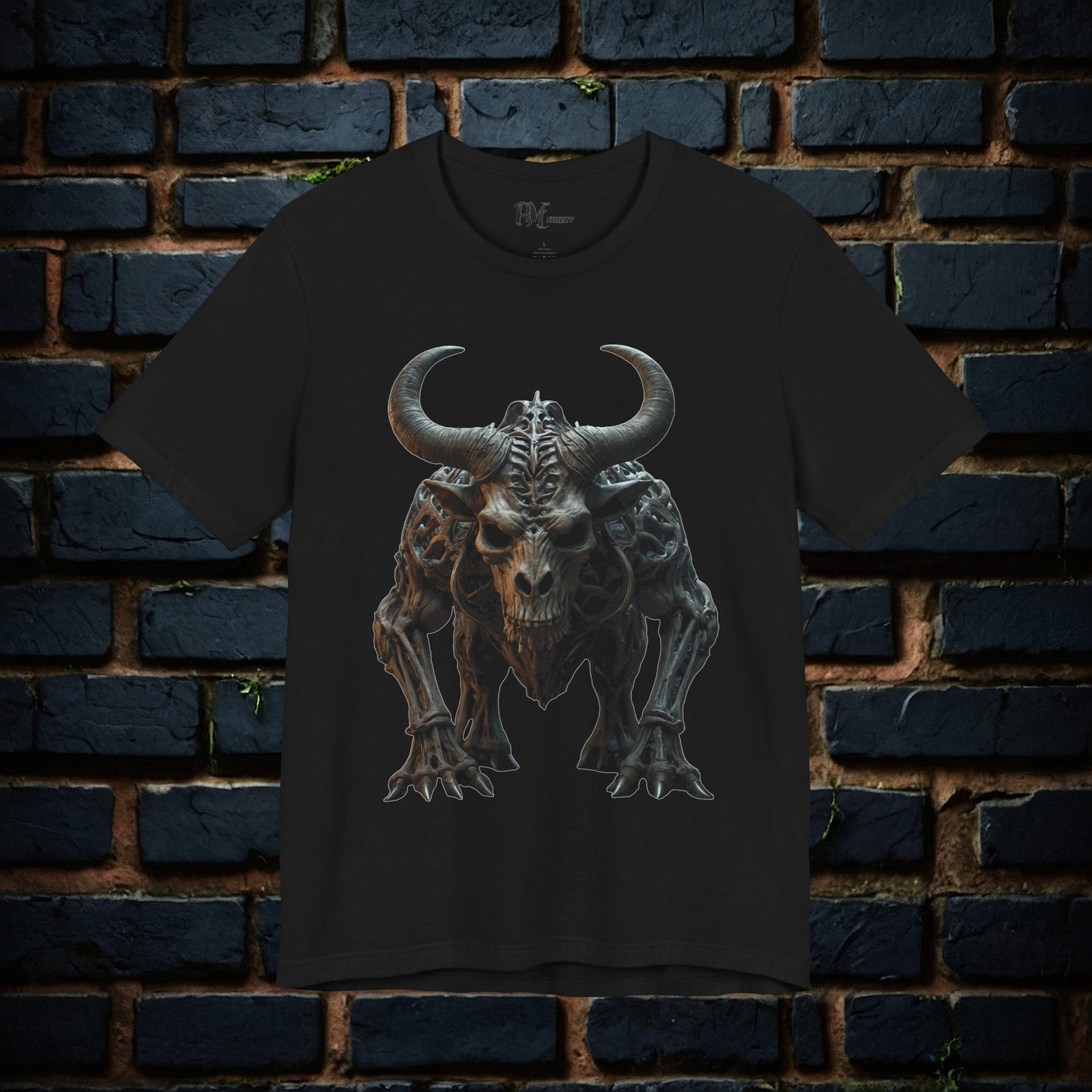 Bone Minotaur Stance Tee (Bella Canvas 3001)