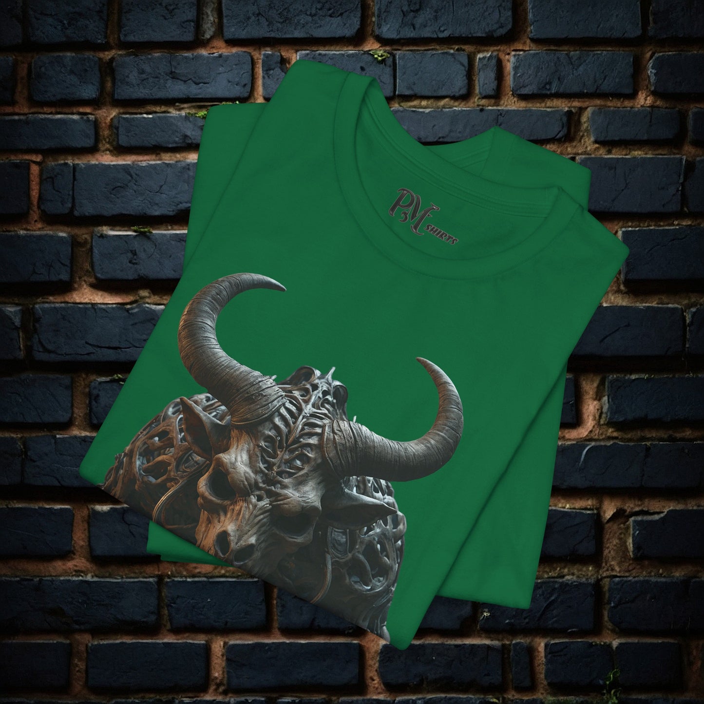 Bone Minotaur Stance Tee (Bella Canvas 3001)