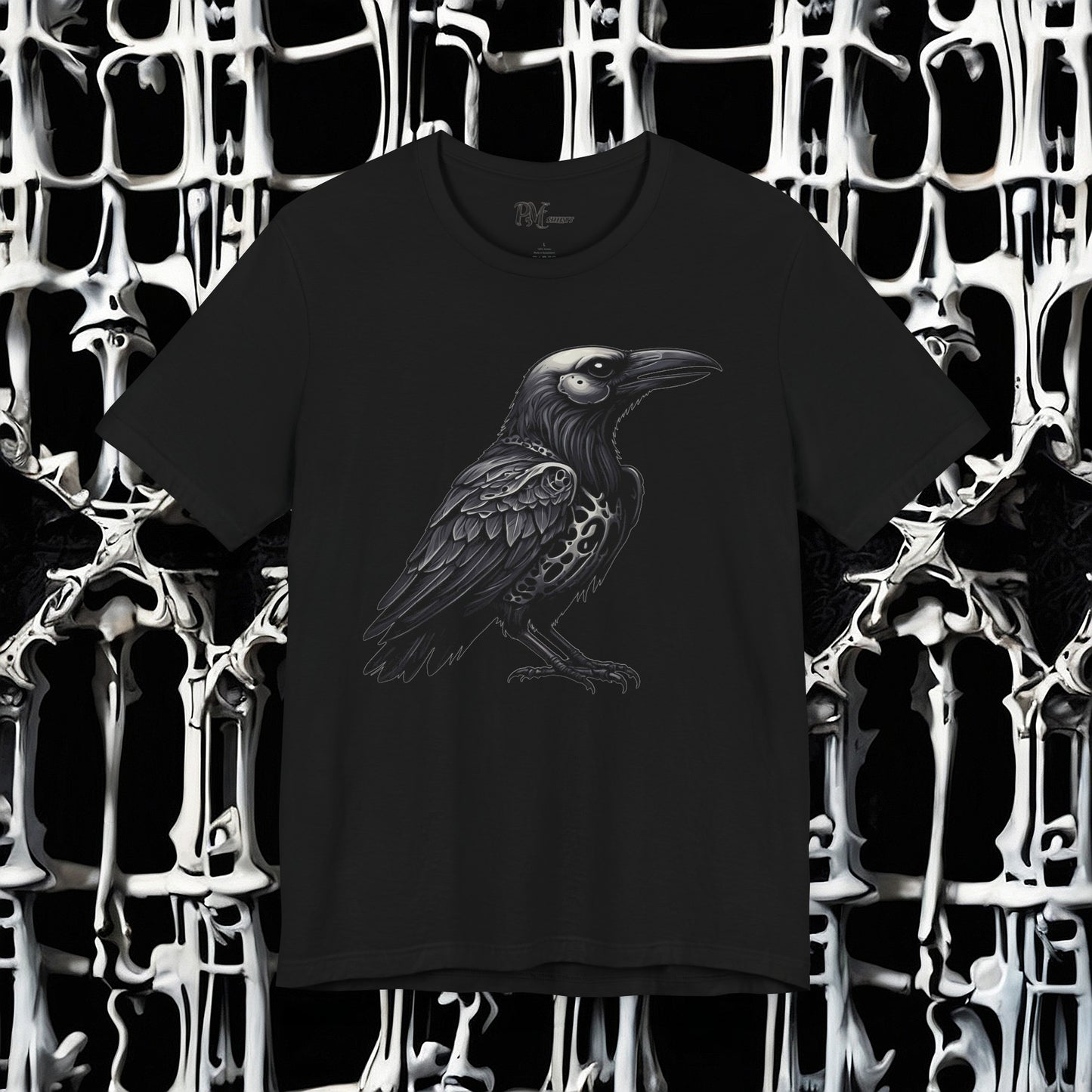 Bone Armor Raven Tee (Bella Canvas 3001)