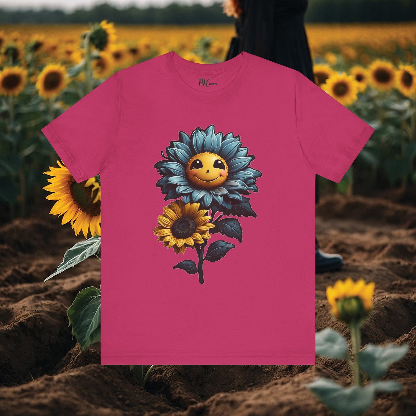 Happy Sunflower Tee (Bella Canvas 3001)