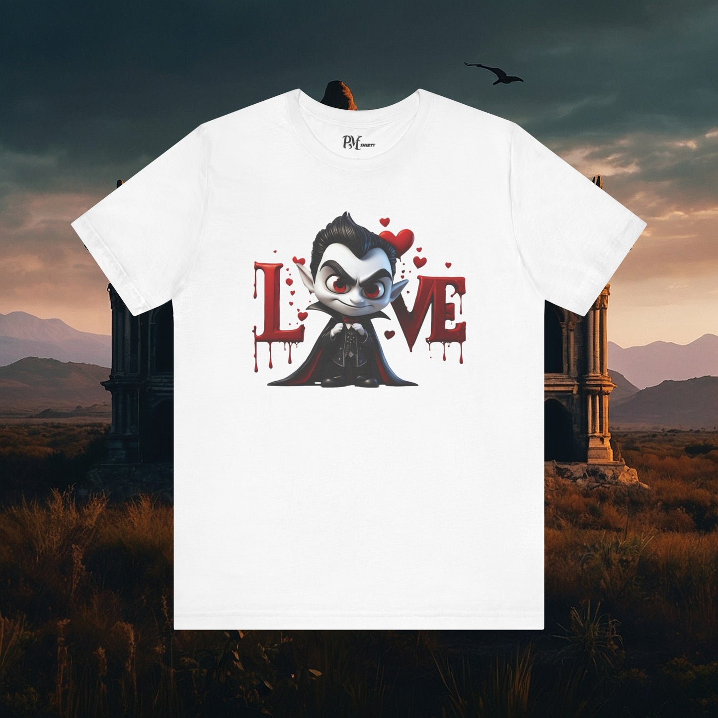Vampire Bleeding Love Tee (Bella Canvas 3001)