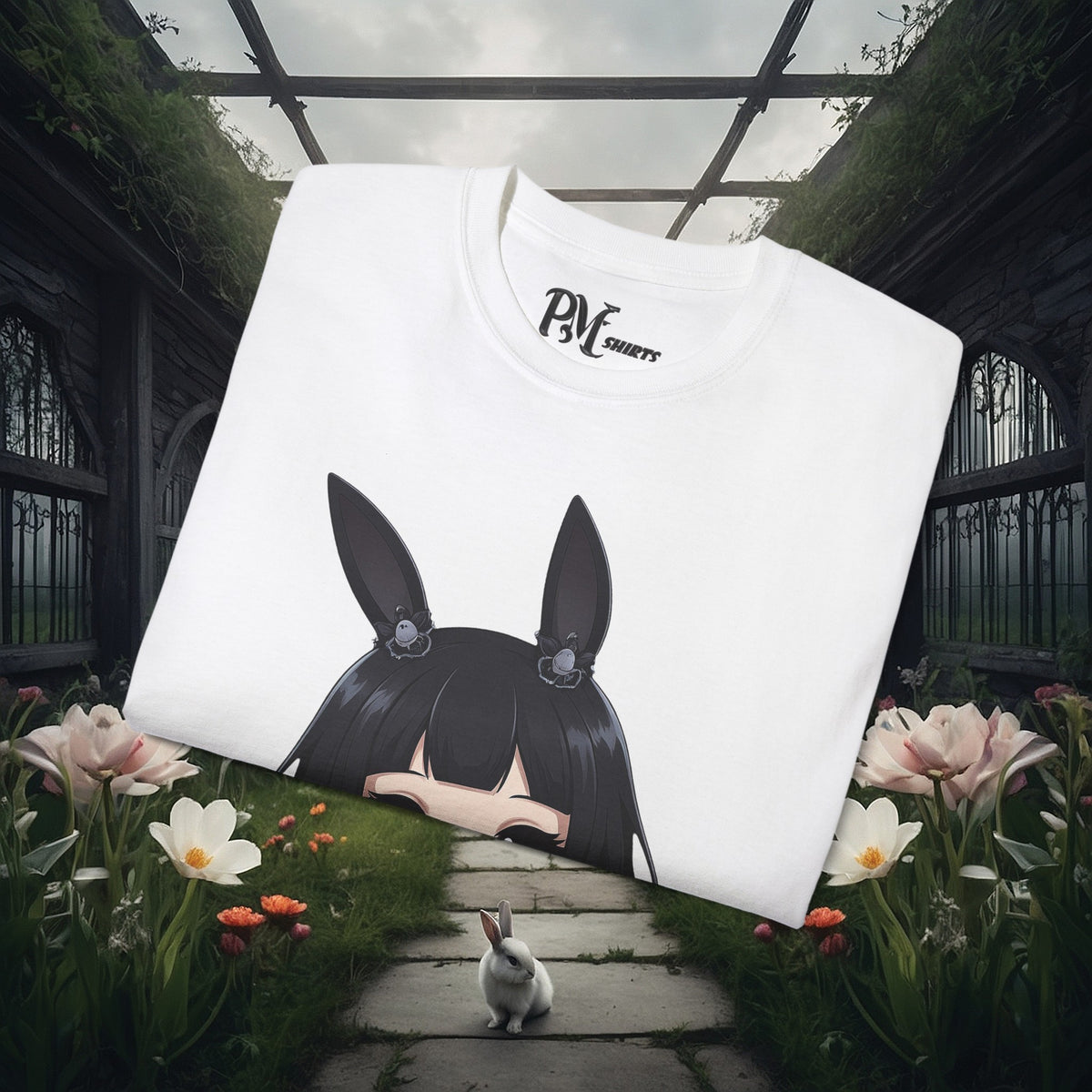 Anime Bunny Ears Tee (Gildan 2000)