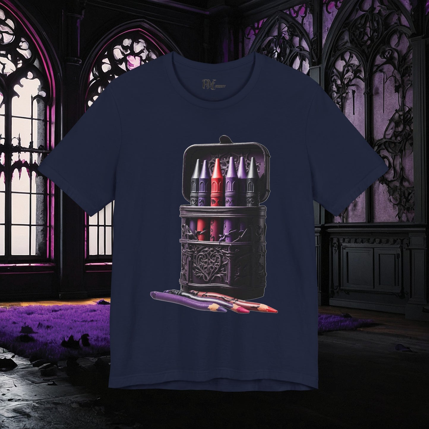 Goth Coloring Tee (Bella Canvas 3001)