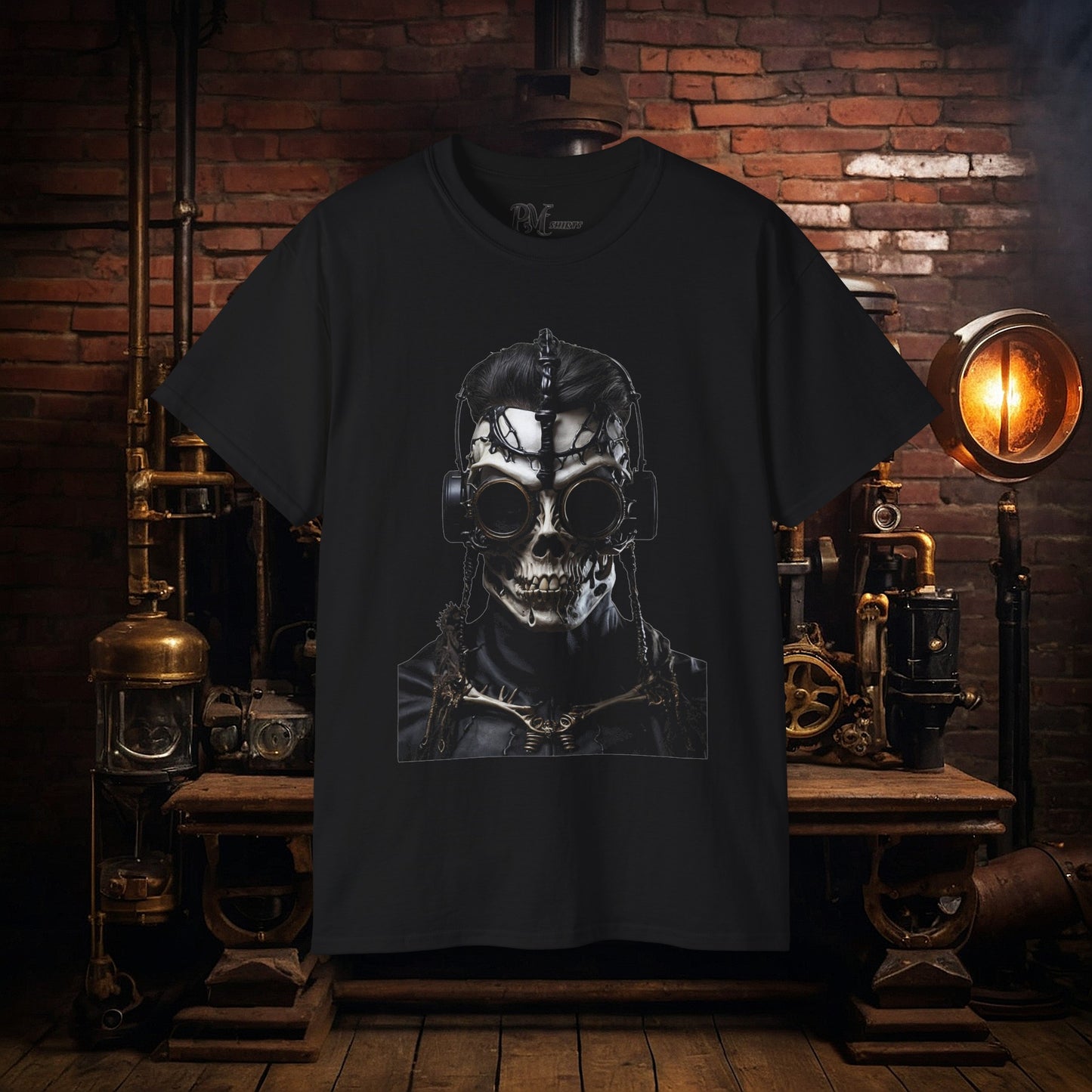 Steam Punk Skull Tee (Gildan 2000)