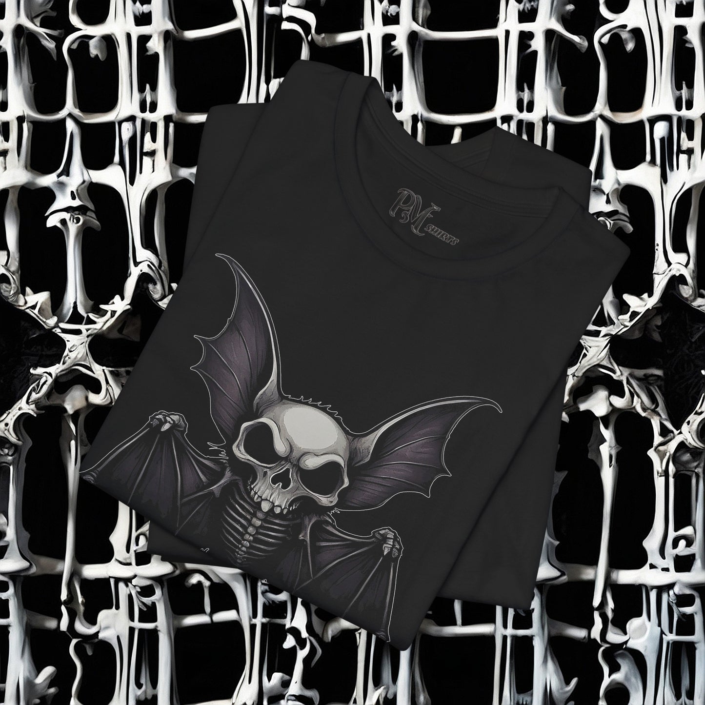 Bat Skeleton Tee (Bella Canvas 3001)
