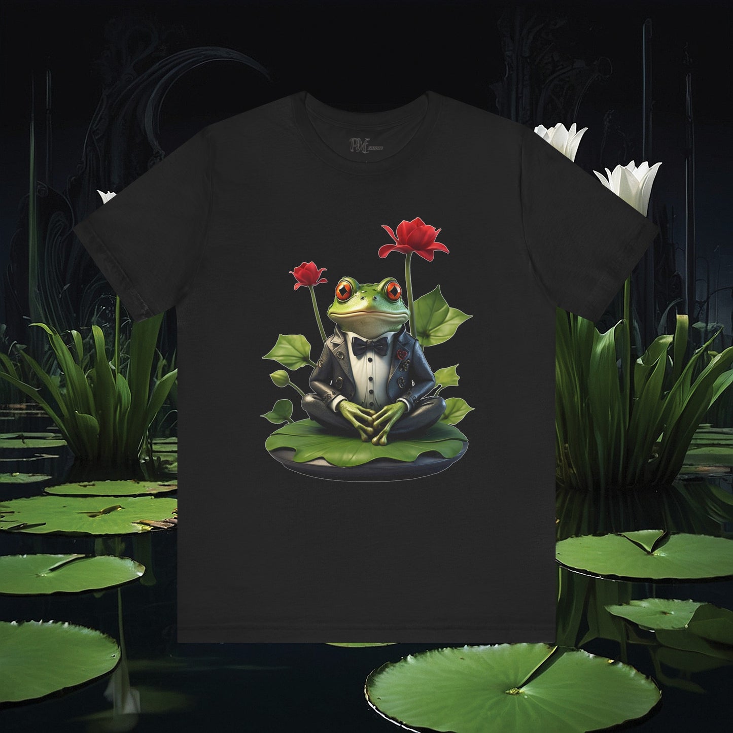 Frog on Lily Pad Tee (Bella Canvas 3001)
