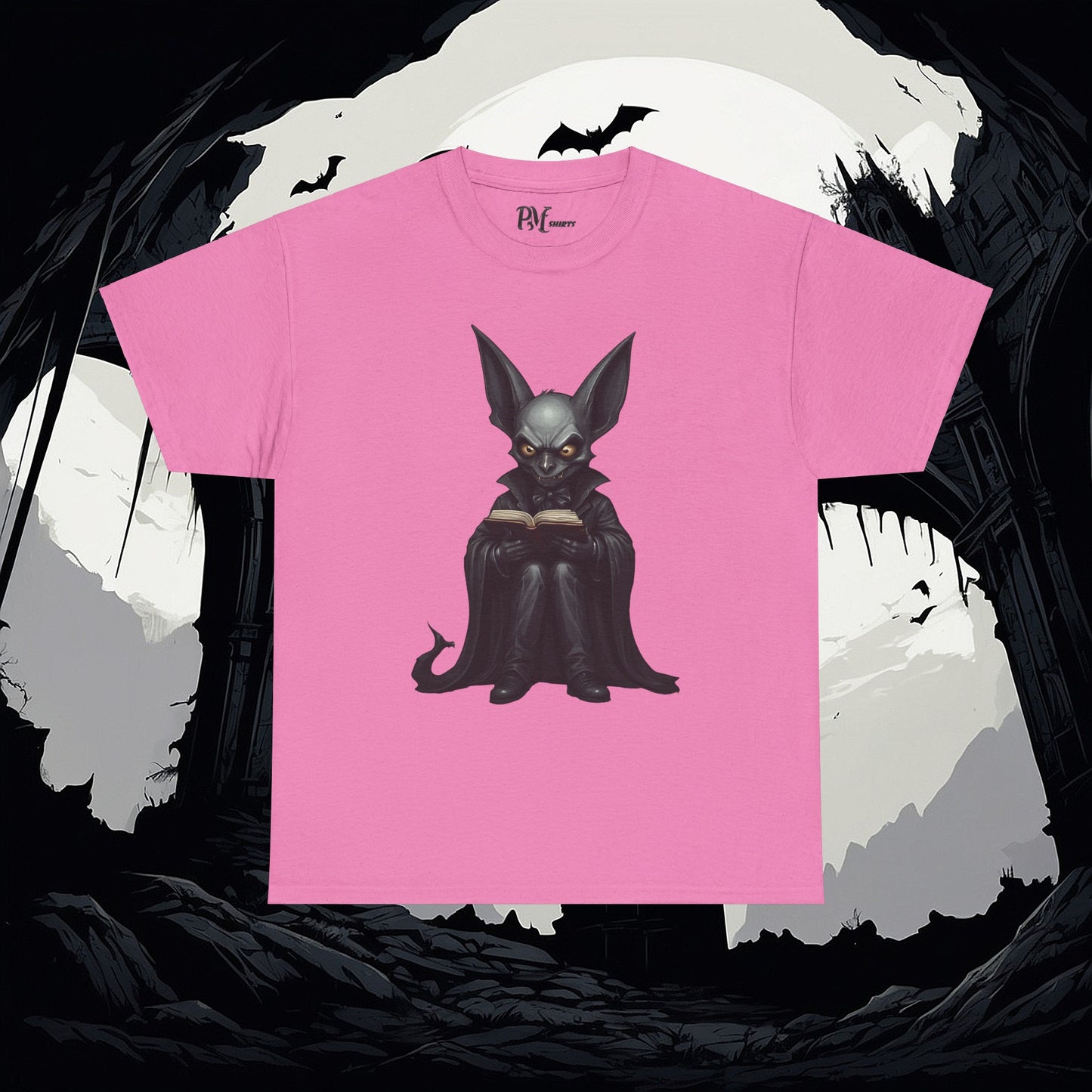 Vampire Bat Reading Tee