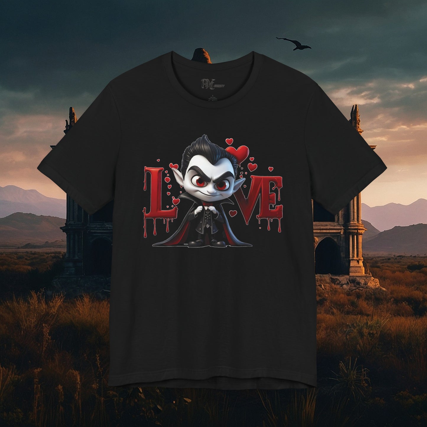 Vampire Bleeding Love Tee (Bella Canvas 3001)