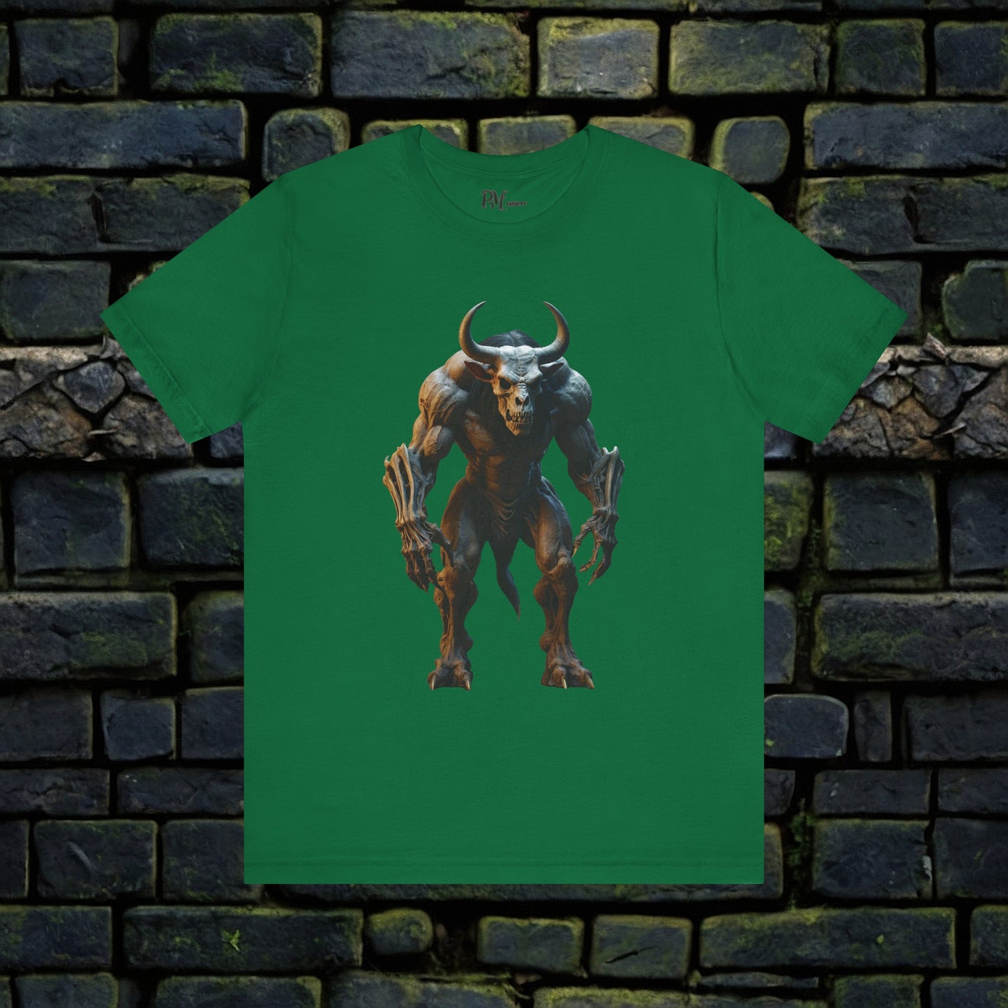 Bone Minotaur Tee (Bella Canvas 3001)