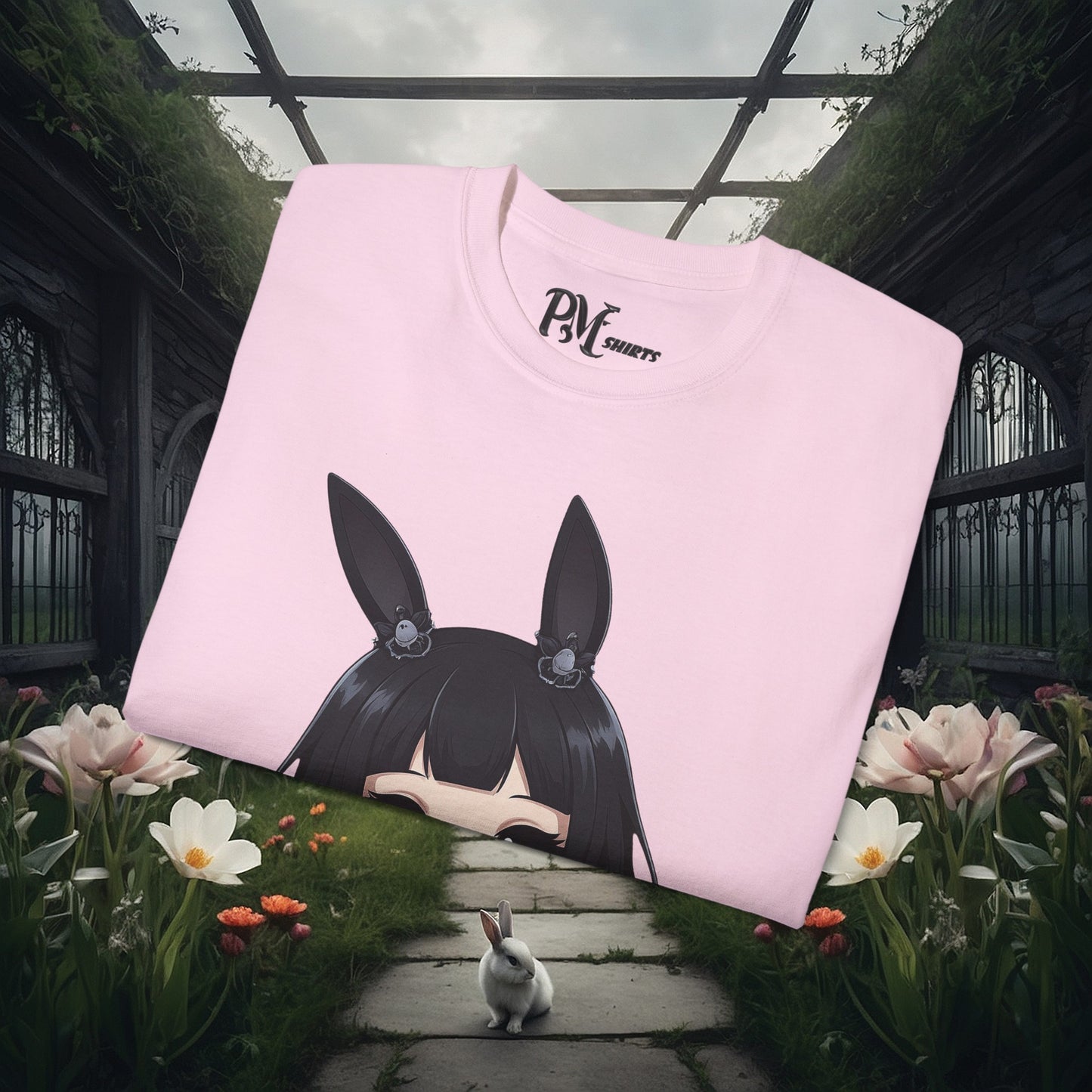 Anime Bunny Ears Tee (Gildan 2000)