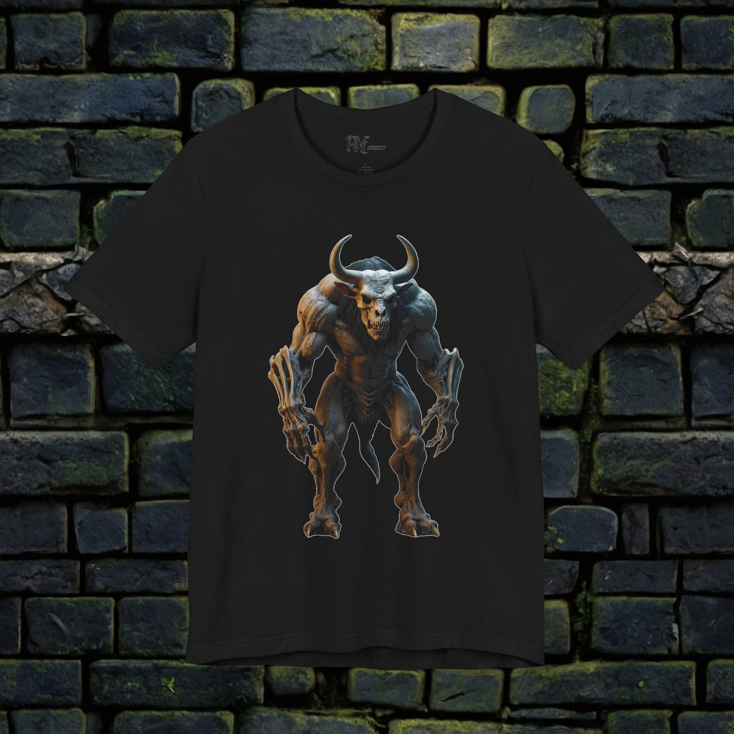 Bone Minotaur Tee (Bella Canvas 3001)