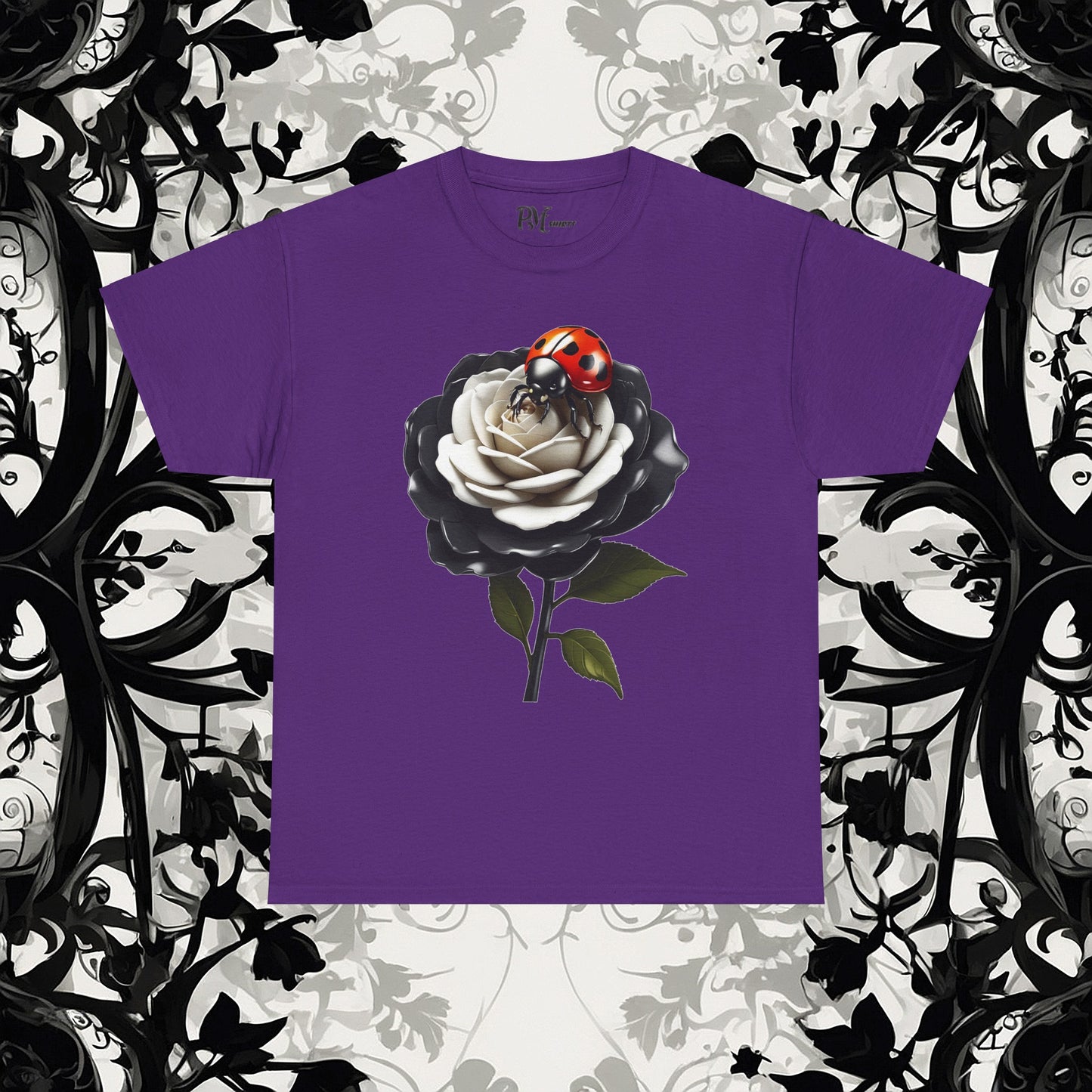 Ladybug on a Rose Tee