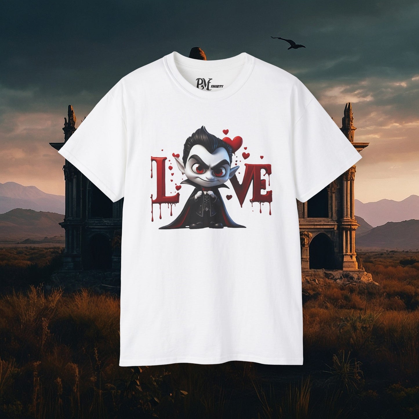 Vampire Bleeding Love Tee (Gildan 2000)