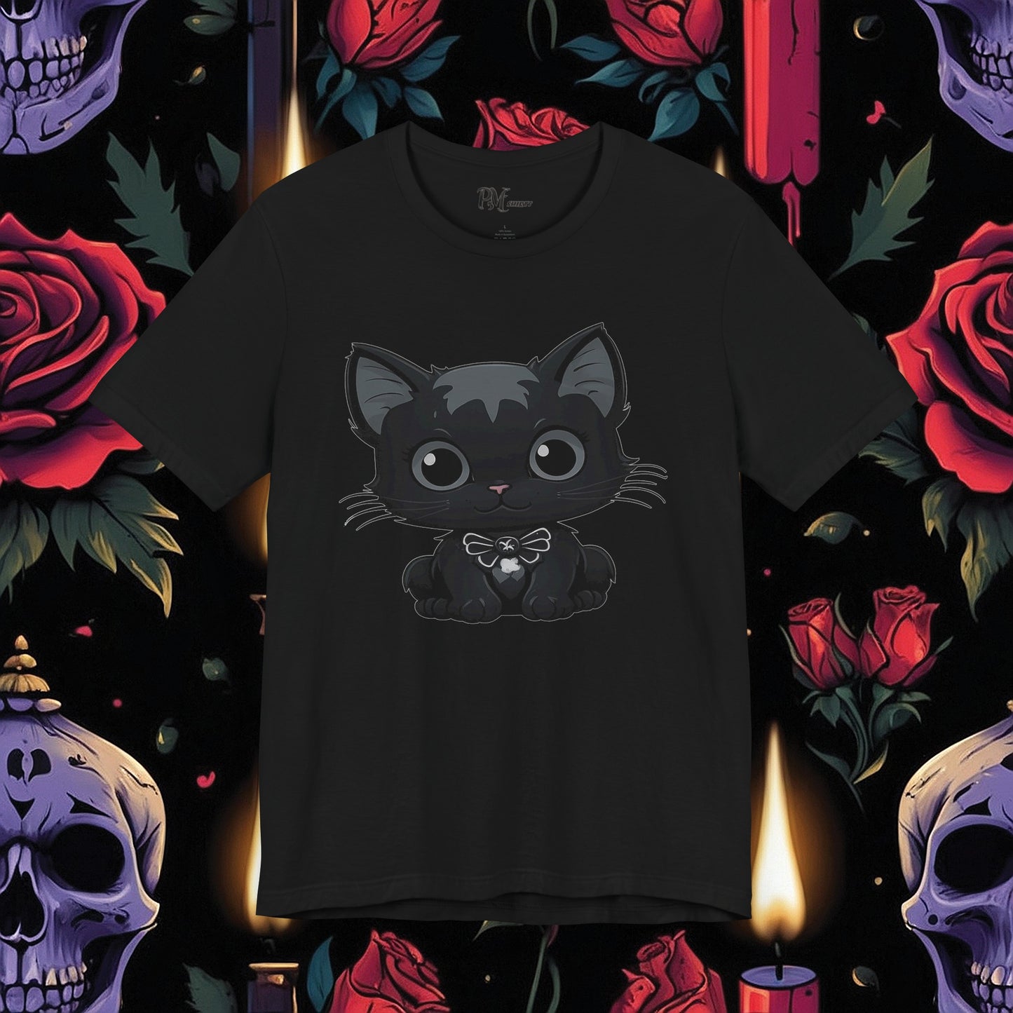 Darkly Adorable Cat (Bella Canvas 3001)