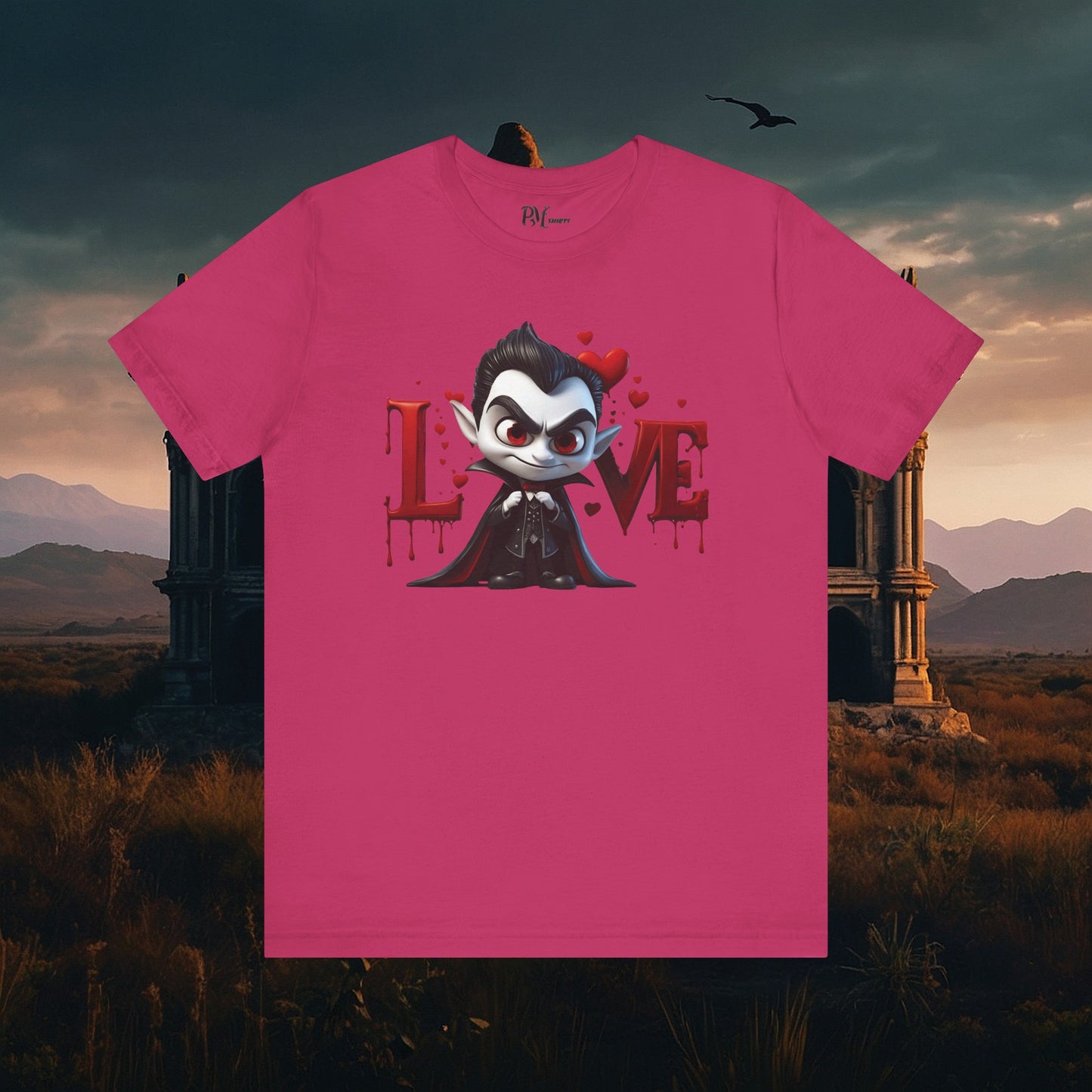 Vampire Bleeding Love Tee (Bella Canvas 3001)