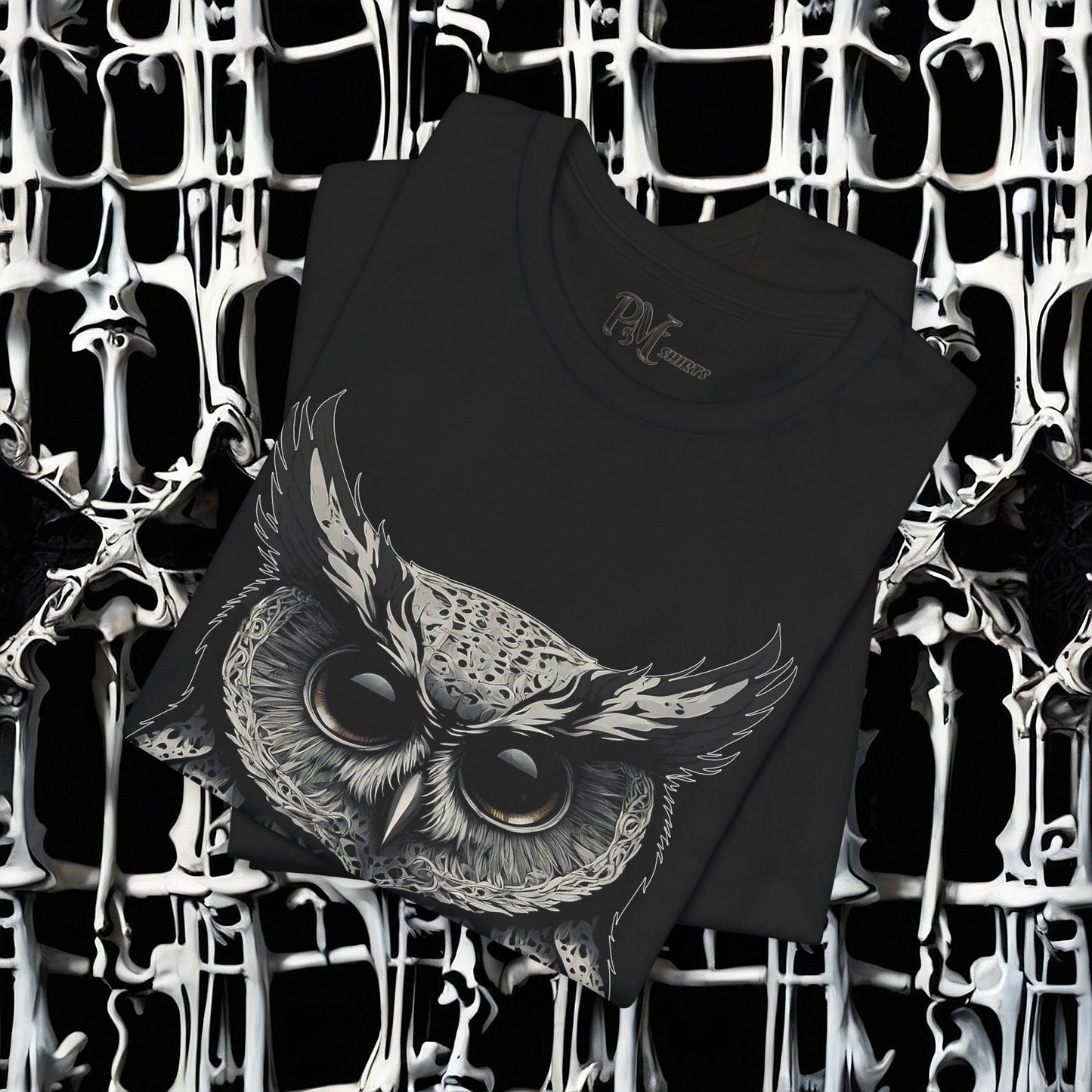 Bone Armor Owl Tee (Bella Canvas 3001)