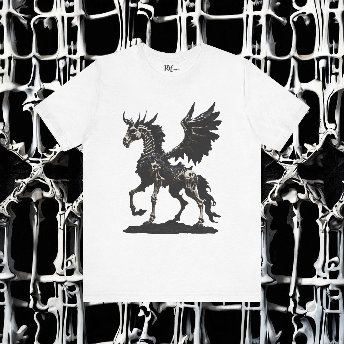 Bone Pegasus Tee (Bella Canvas 3001)