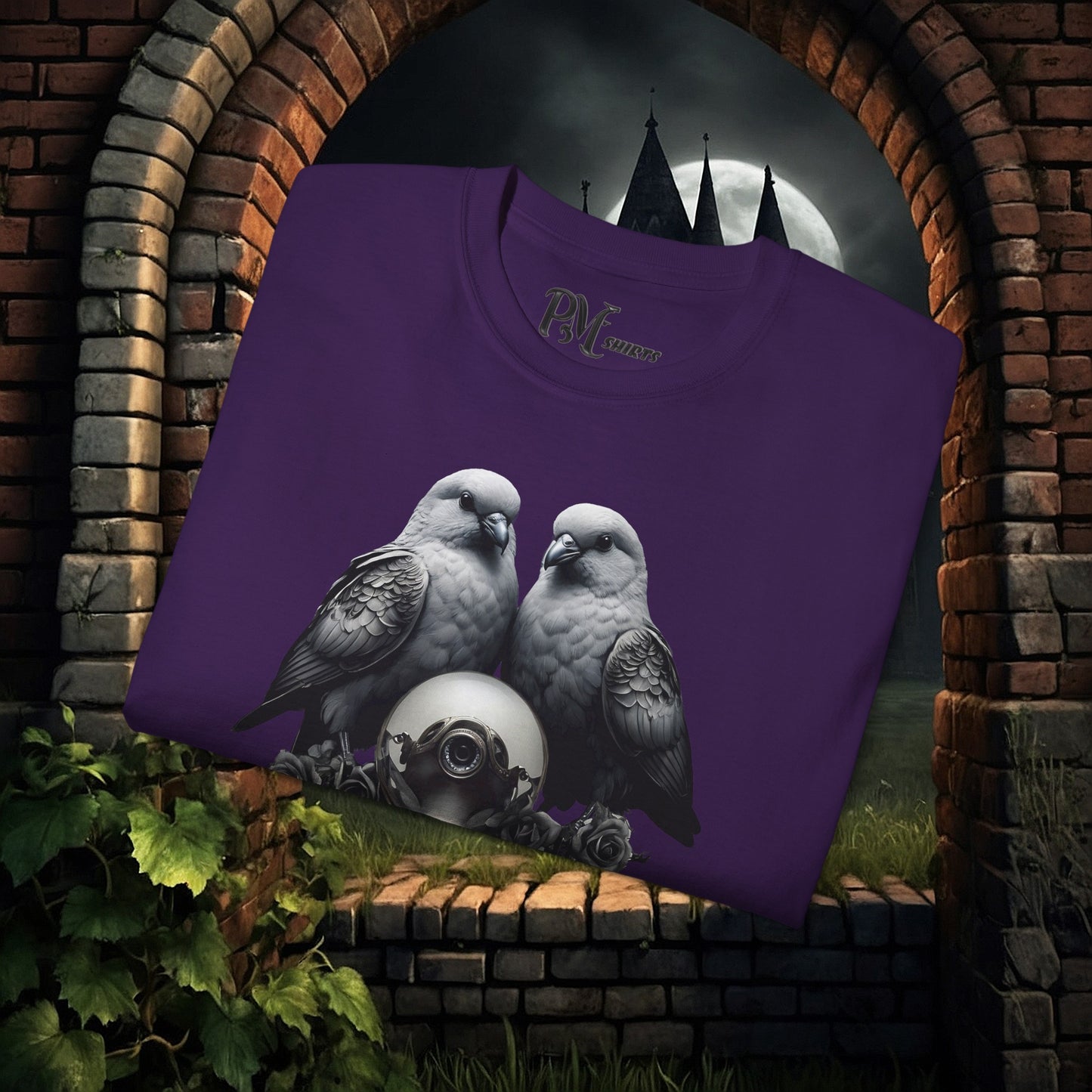 Two Birds with Orb (Gildan 2000)