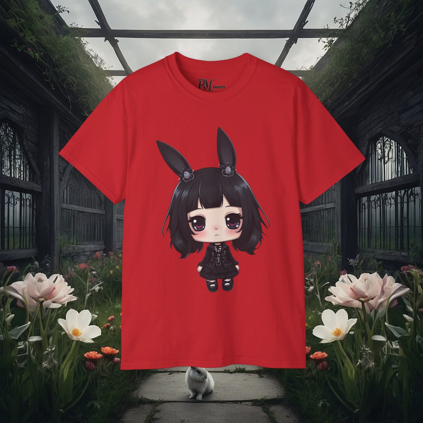 Anime Bunny Ears Tee (Gildan 2000)