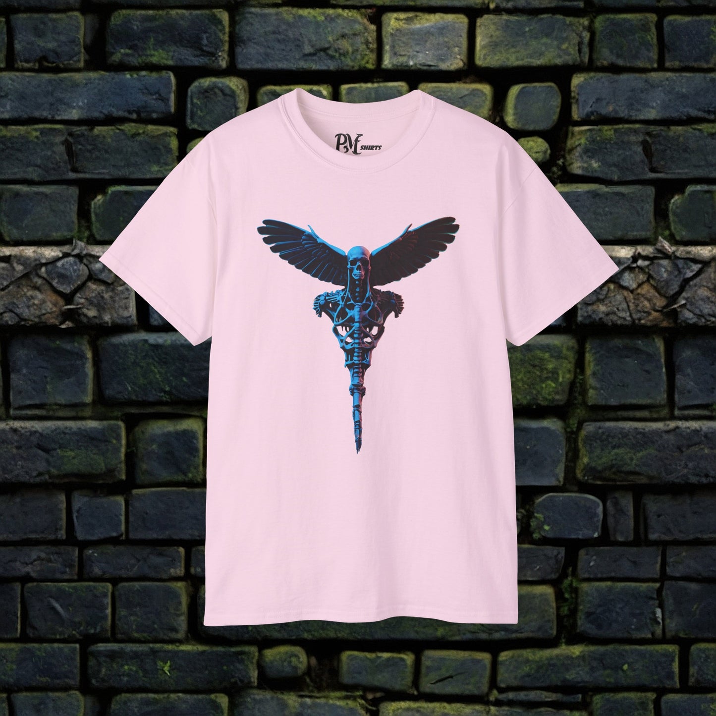 Bone Winged Torso Tee (Gildan 2000)