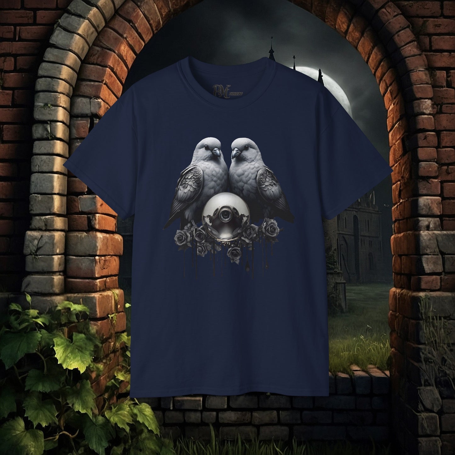 Two Birds with Orb (Gildan 2000)