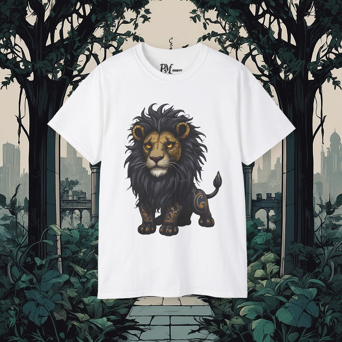 Lion Tribal Tee (Gildan 2000)
