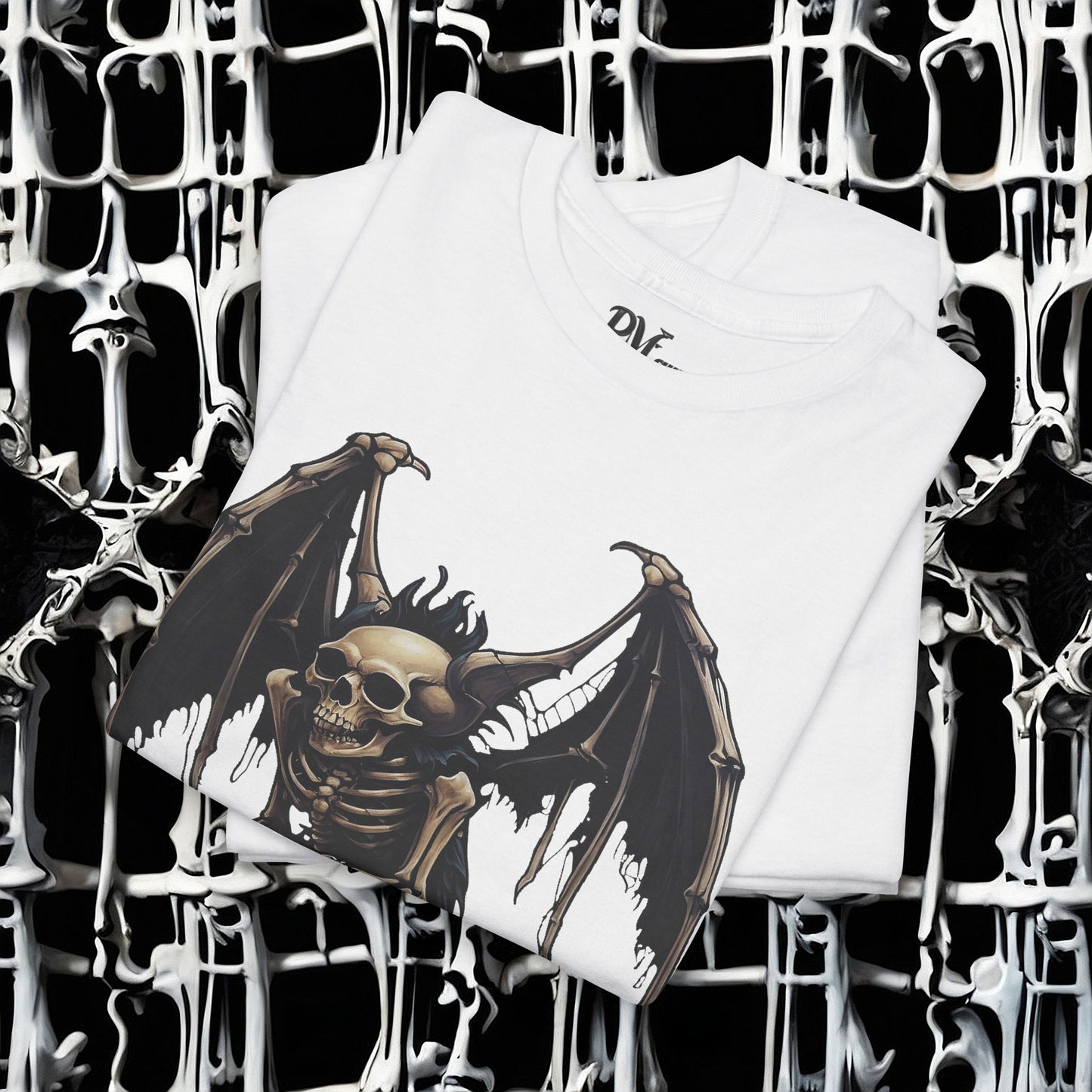Winged Gargoyle Skeleton Tee