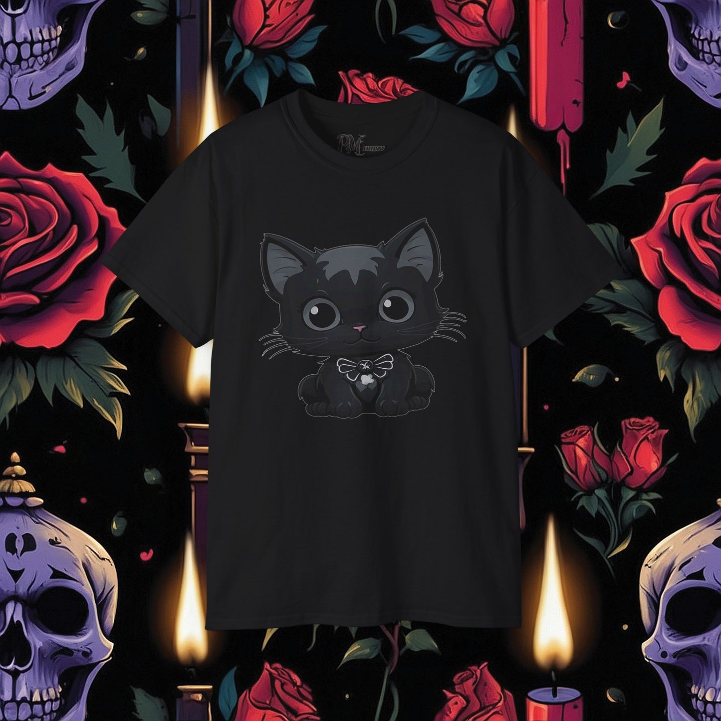 Darkly Adorable Cat (Gildan 2000)