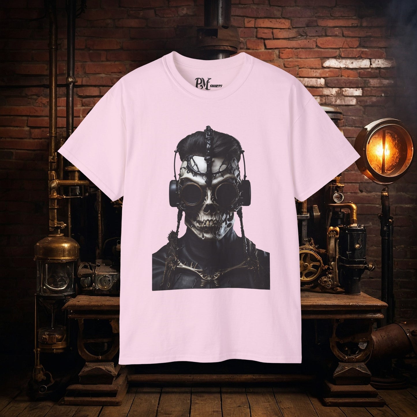 Steam Punk Skull Tee (Gildan 2000)