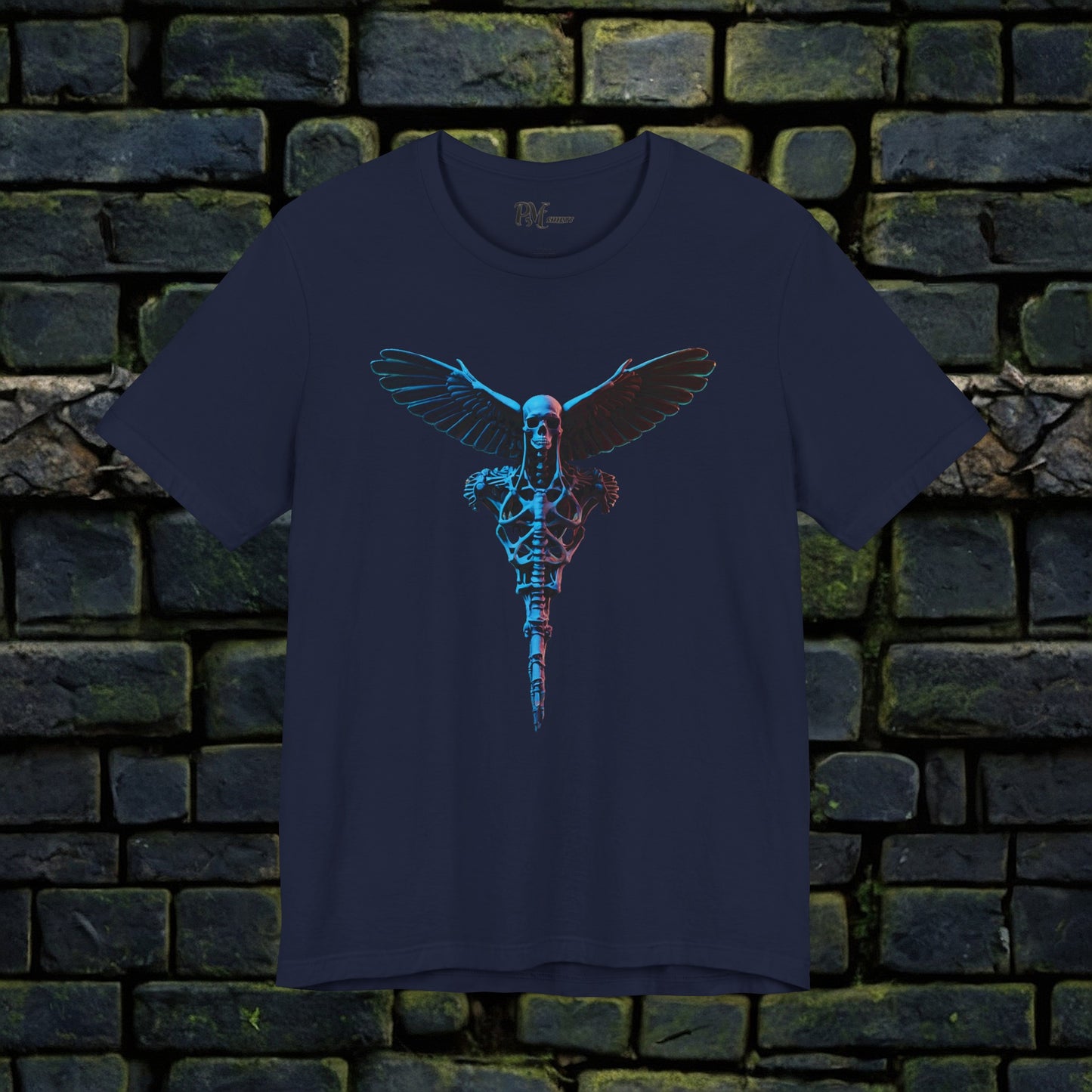 Bone Winged Torso Tee (Bella Canvas 3001)