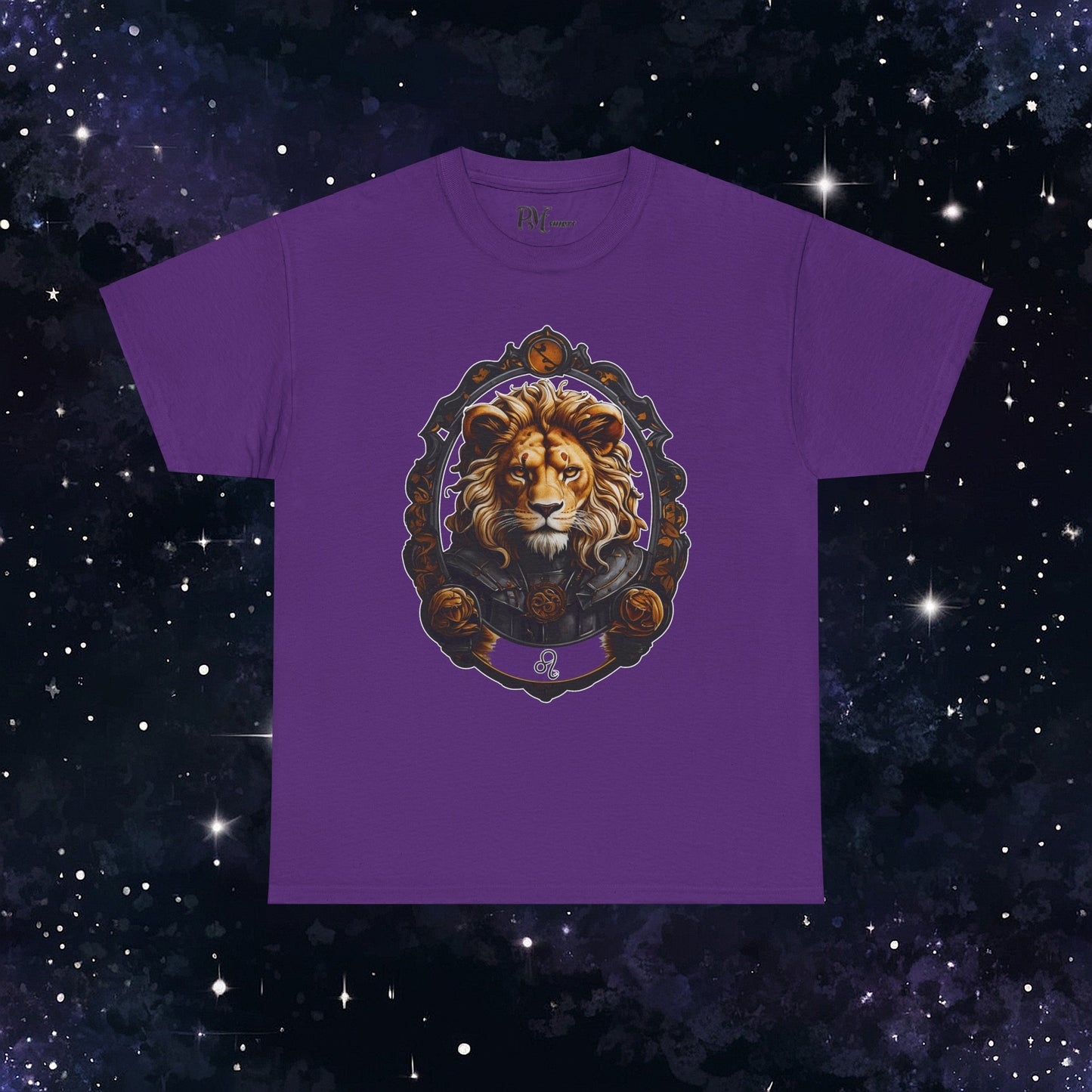 Gothic Leo Zodiac T-Shirt: Dark Style Graphic Tee