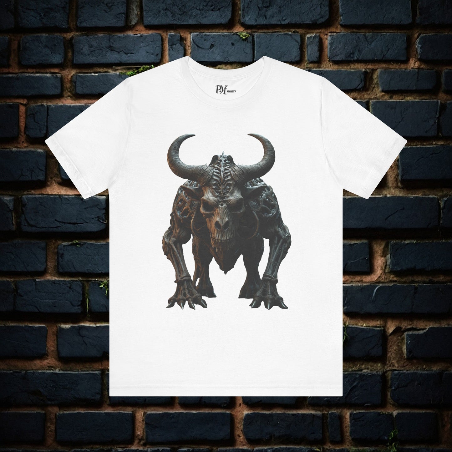 Bone Minotaur Stance Tee (Bella Canvas 3001)