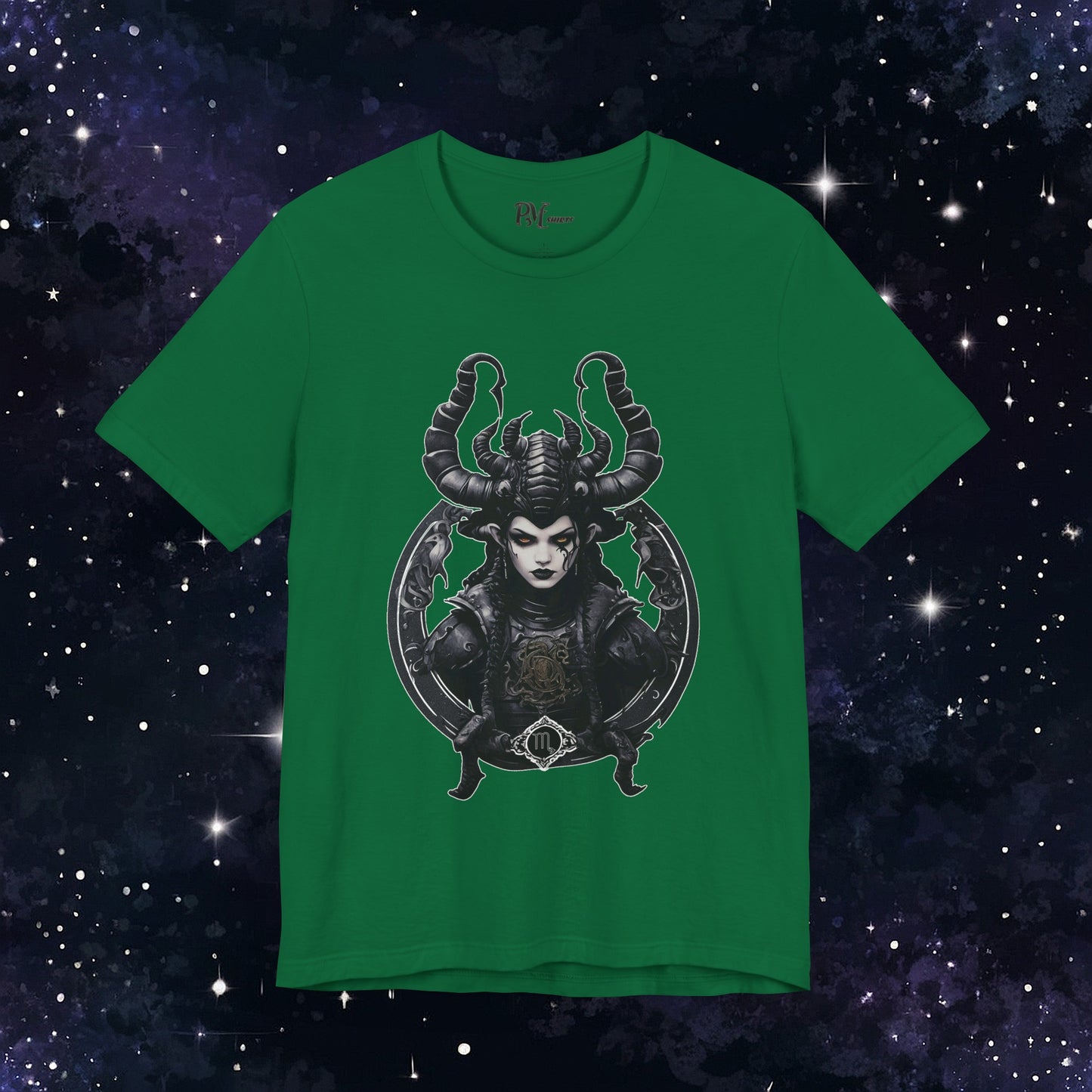 Gothic Scorpio Zodiac T-Shirt: Dark Style for the Mysterious Scorpio (Bella Canvas 3001)