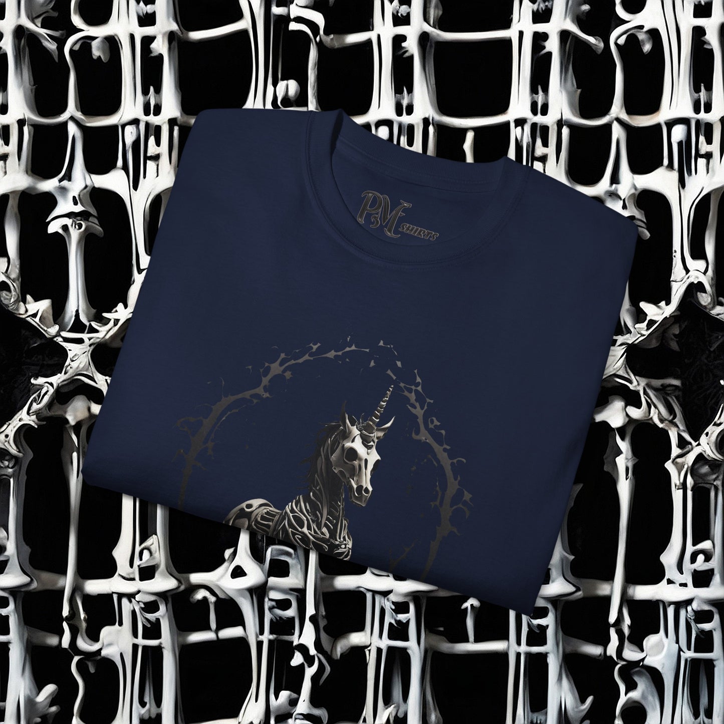 Bone Unicorn Tee (Gildan 2000)