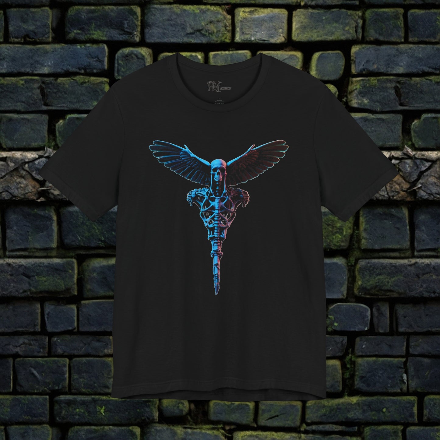 Bone Winged Torso Tee (Bella Canvas 3001)