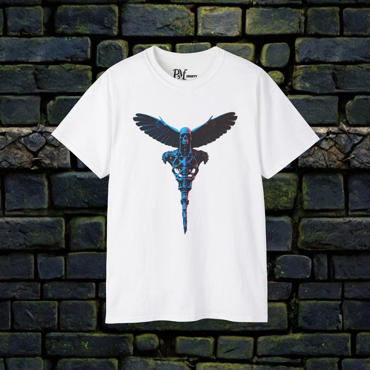 Bone Winged Torso Tee (Gildan 2000)