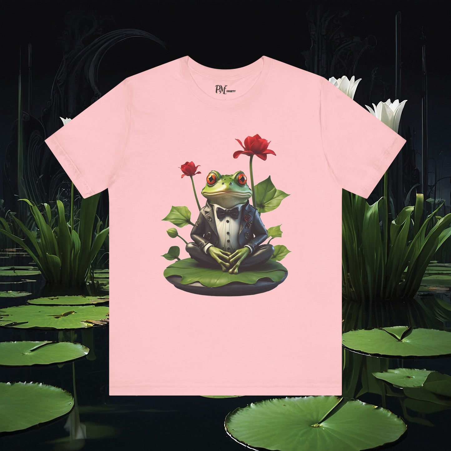 Frog on Lily Pad Tee (Bella Canvas 3001)