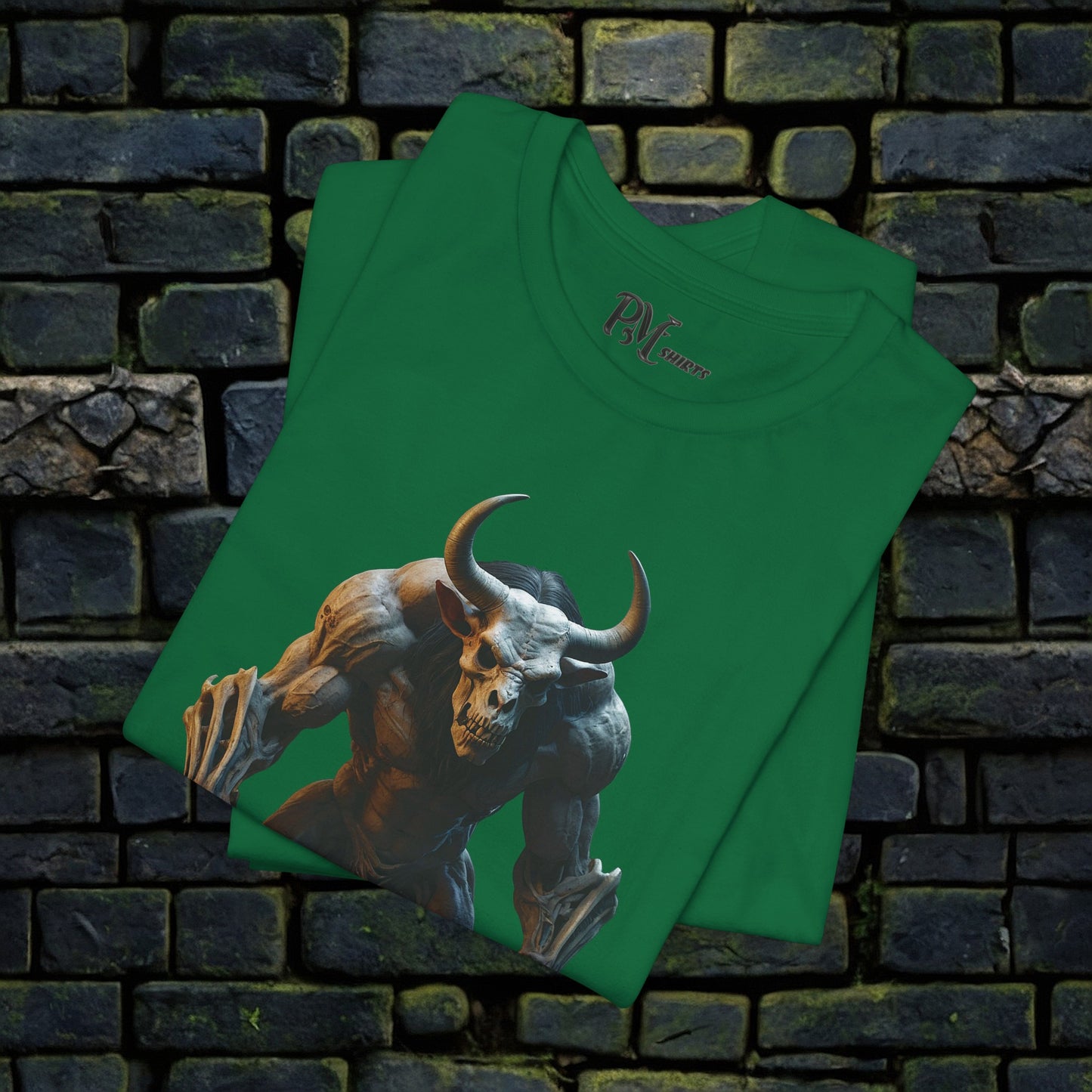 Bone Minotaur Tee (Bella Canvas 3001)