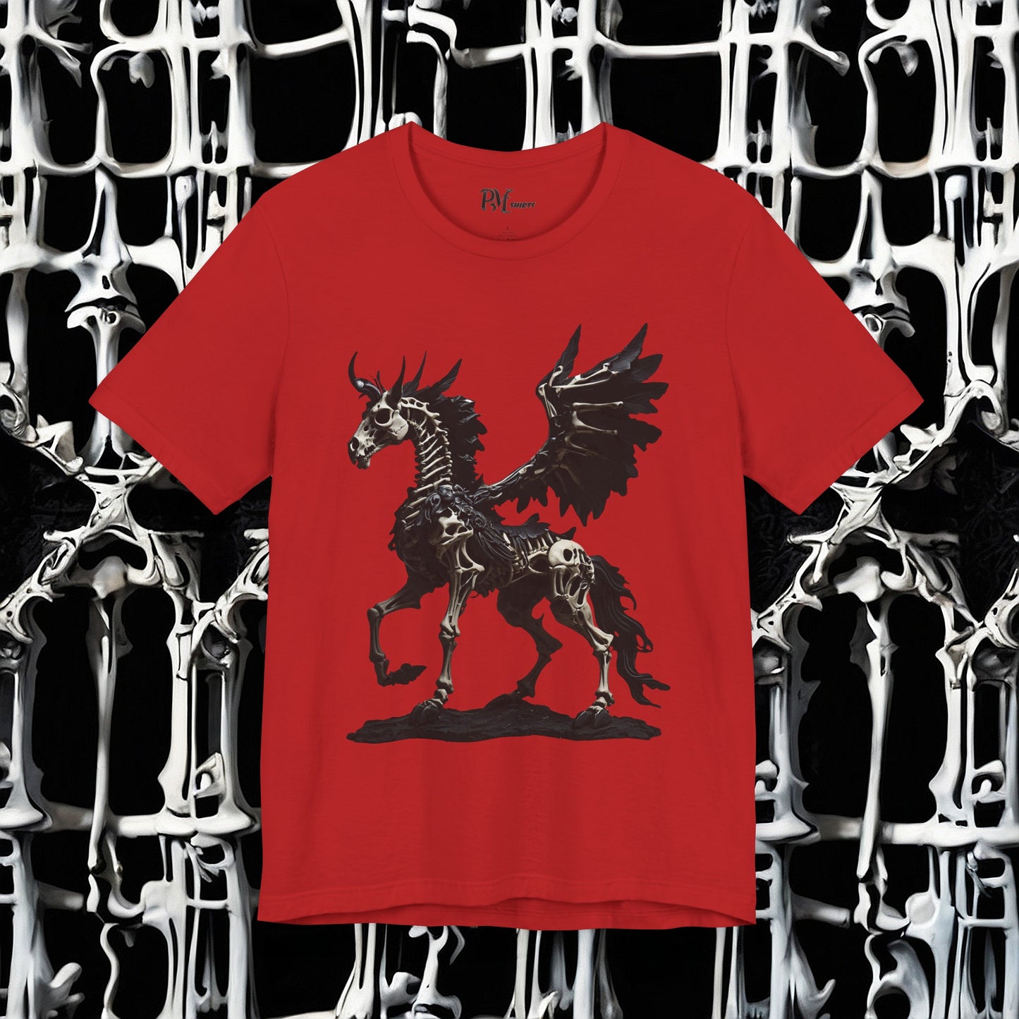 Bone Pegasus Tee (Bella Canvas 3001)