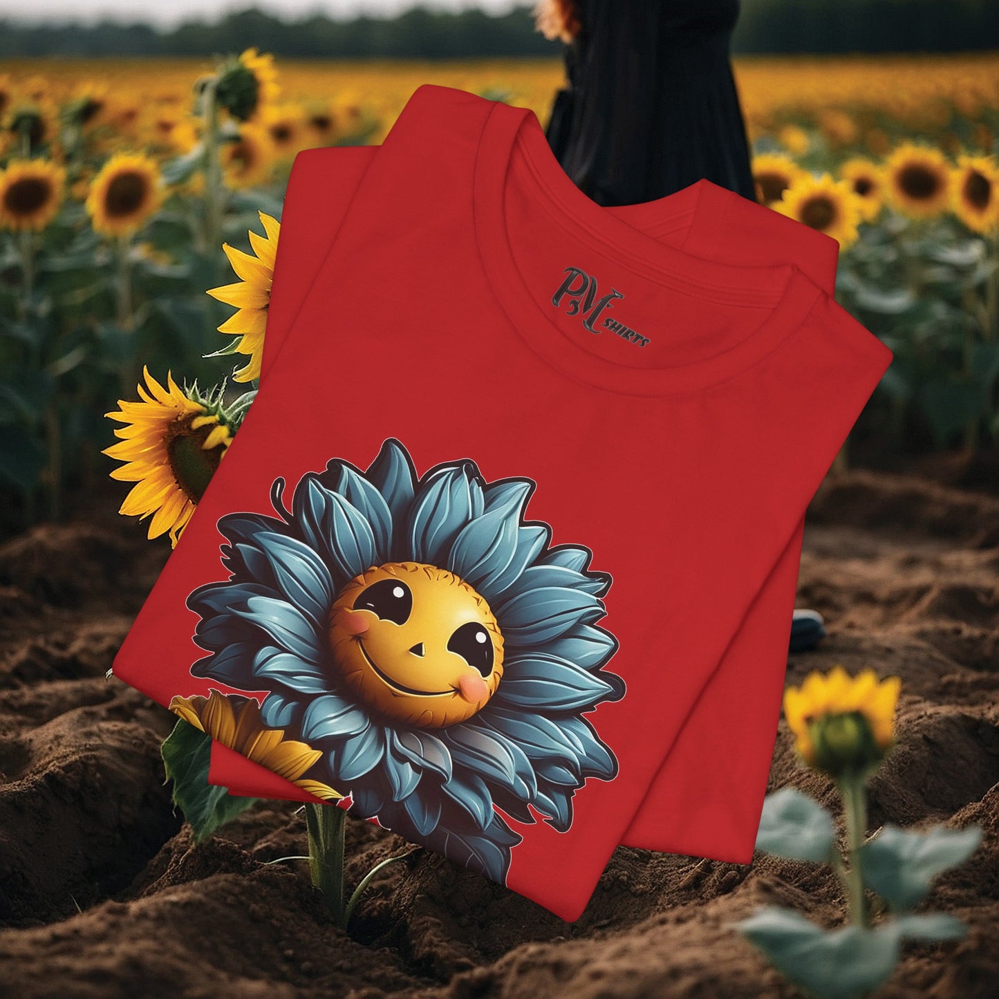 Happy Sunflower Tee (Bella Canvas 3001)
