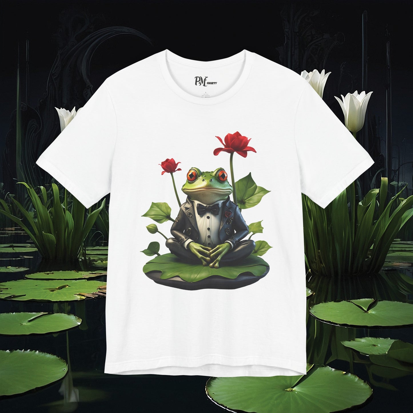 Frog on Lily Pad Tee (Bella Canvas 3001)