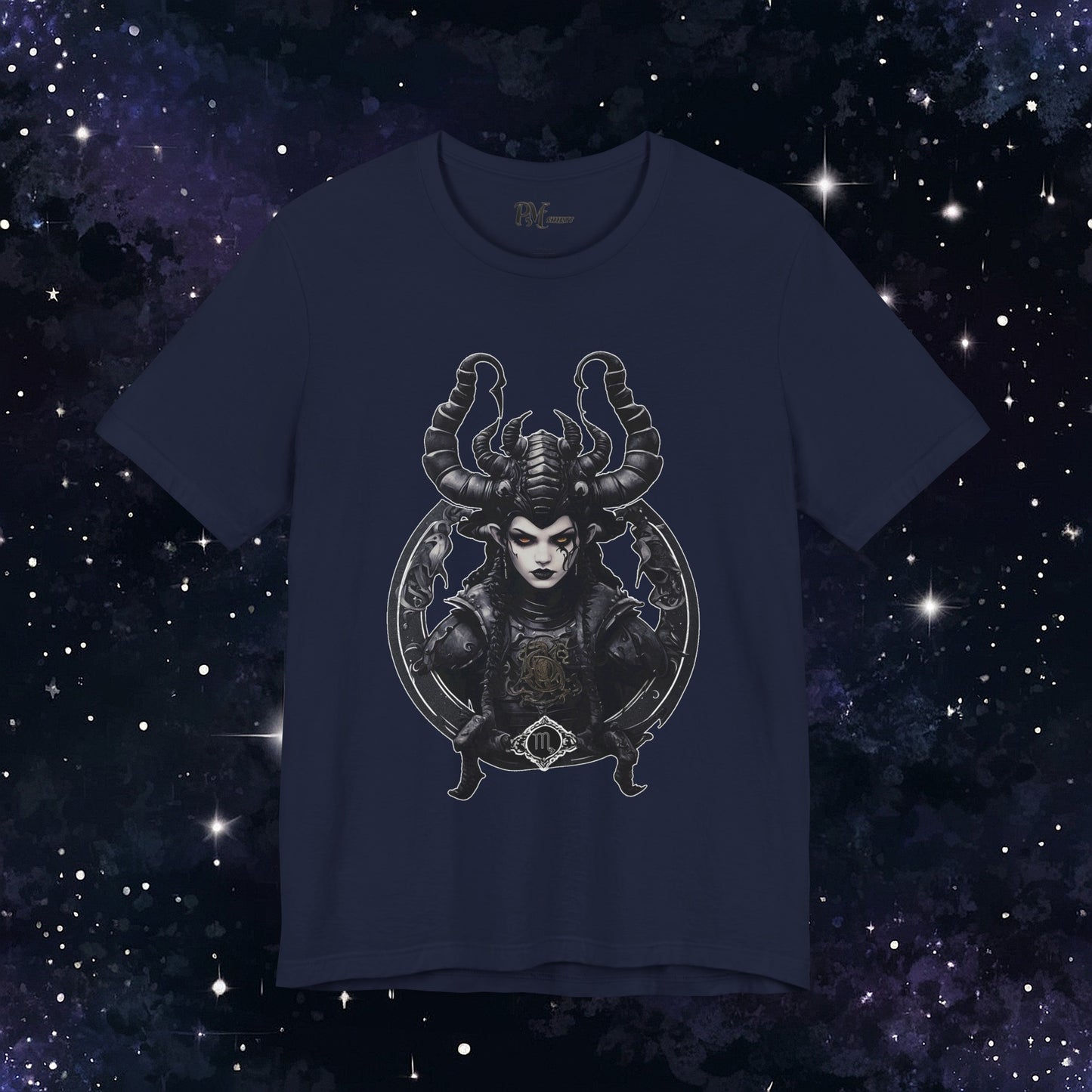 Gothic Scorpio Zodiac T-Shirt: Dark Style for the Mysterious Scorpio (Bella Canvas 3001)