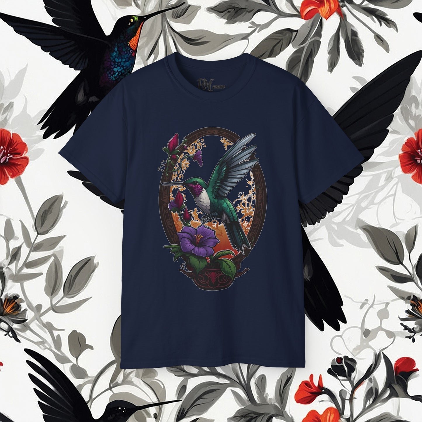 Hummingbird Feeding Tee (Gildan 2000)