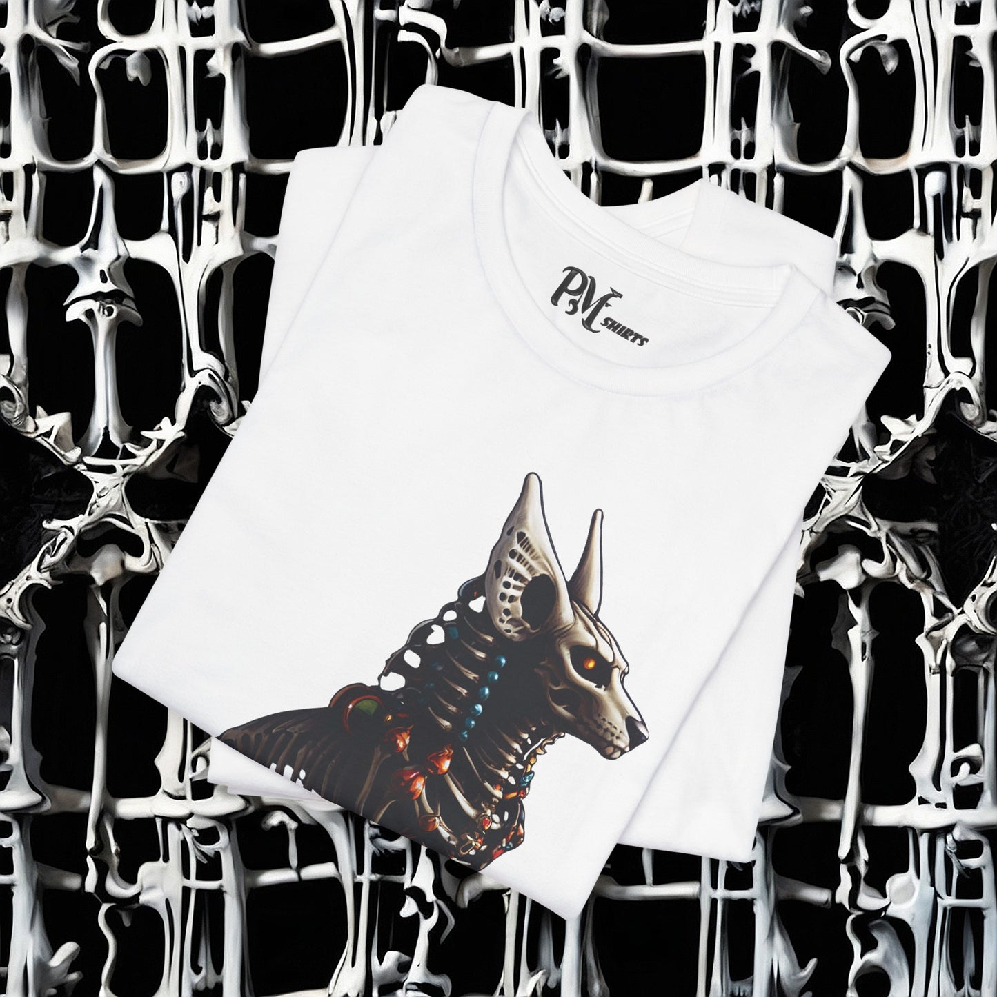 Egyptian Bone Dog Tee (Bella Canvas 3001)
